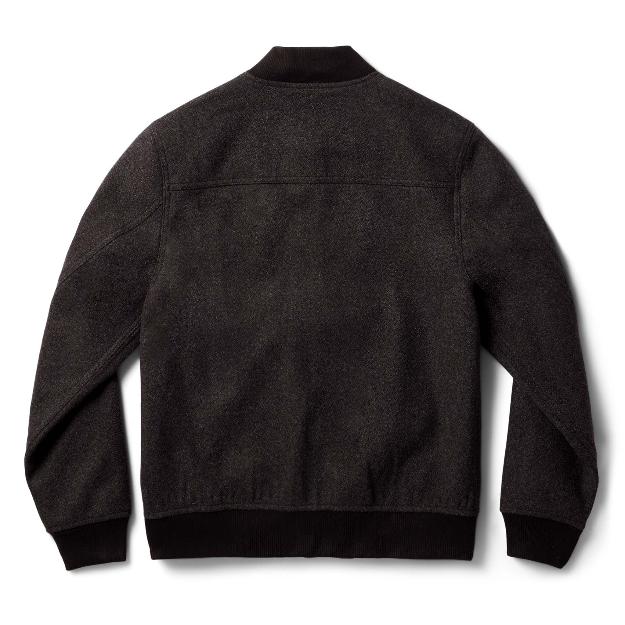 The Bomber Jacket in Espresso Marl Wool - Image 7