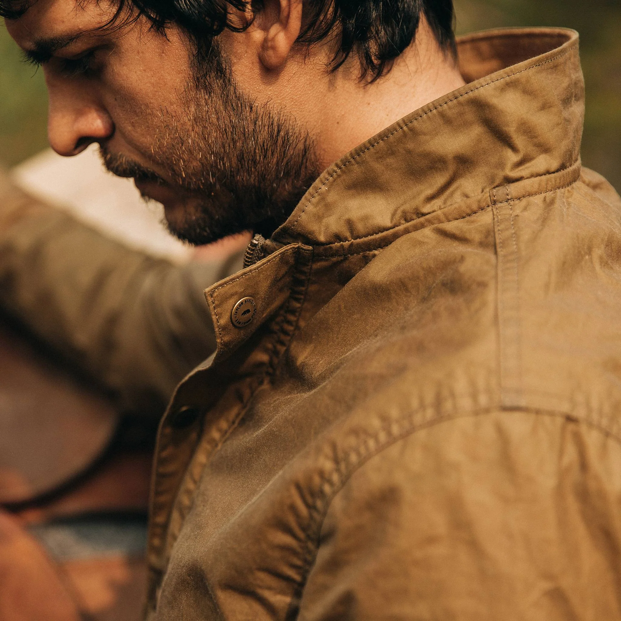 The Bomber Jacket in Field Tan Wax Canvas - Image 4