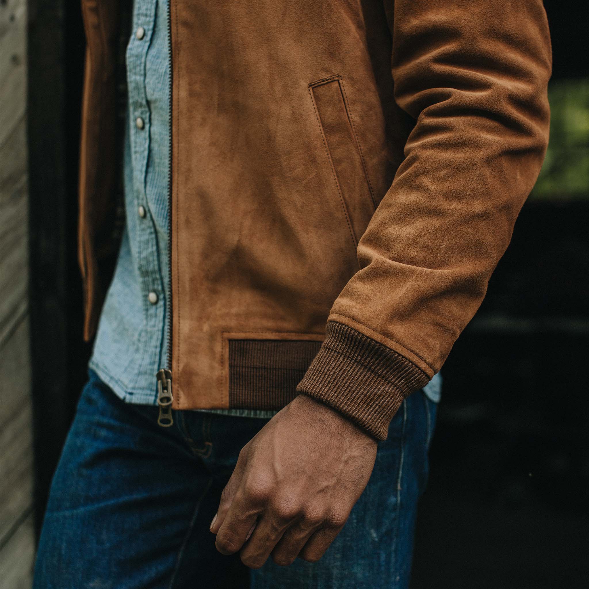 The Bomber Jacket in Sierra Suede - Image 5