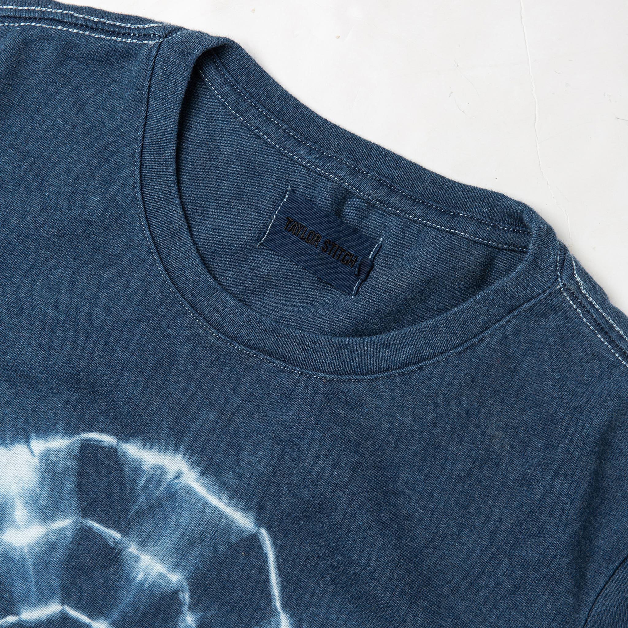 The Botanical Dye Tee in Indigo - Image 3