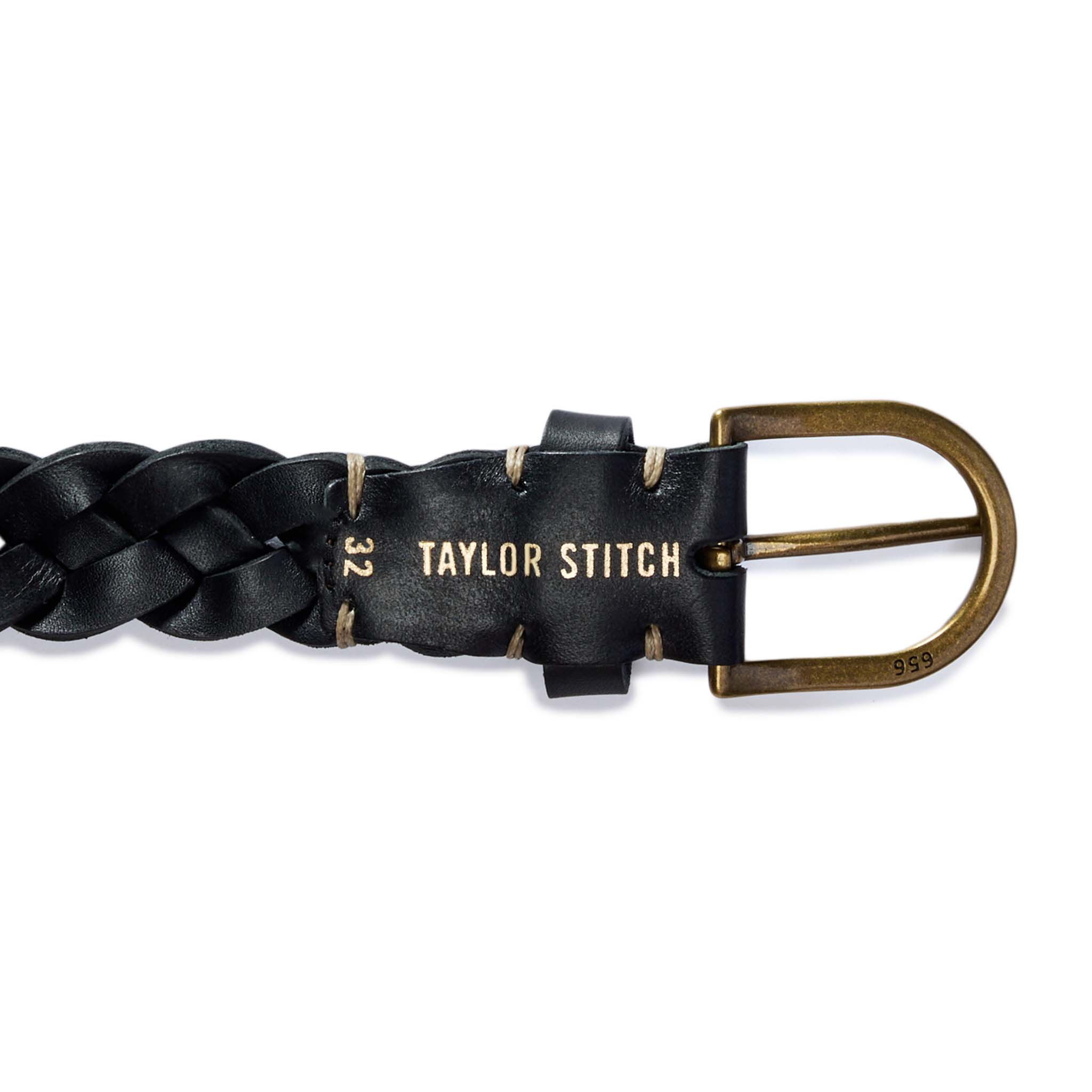 The Braided Belt in Black - Image 5