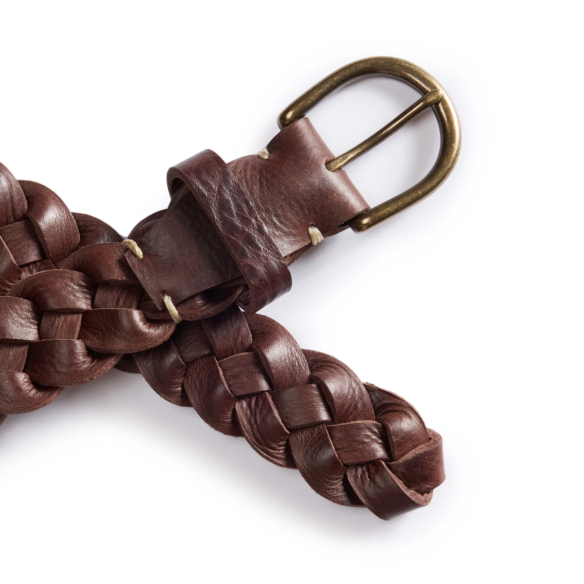 The Braided Belt in Dark Brown - Image 7