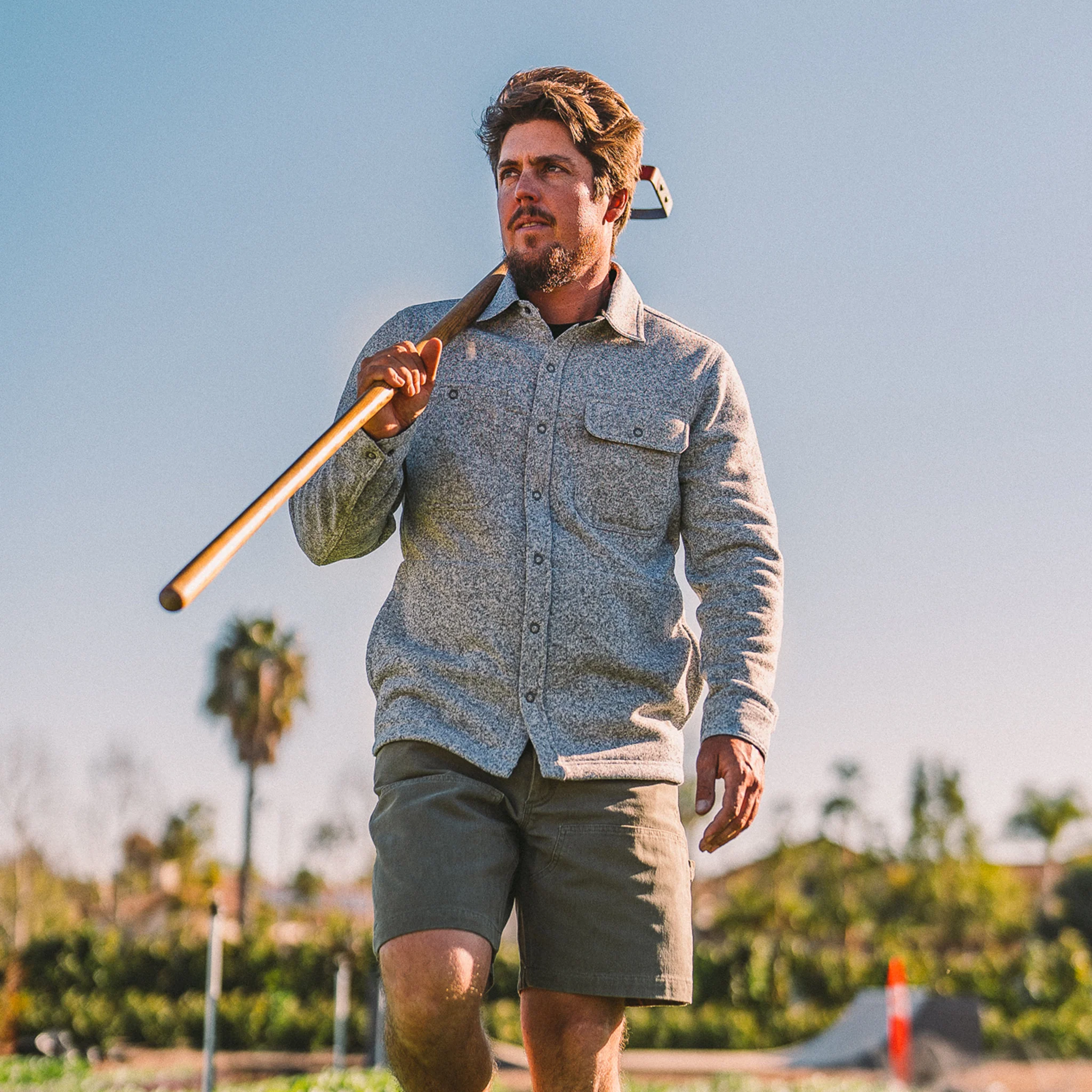 The Breaker Overshirt in Ash - Image 2