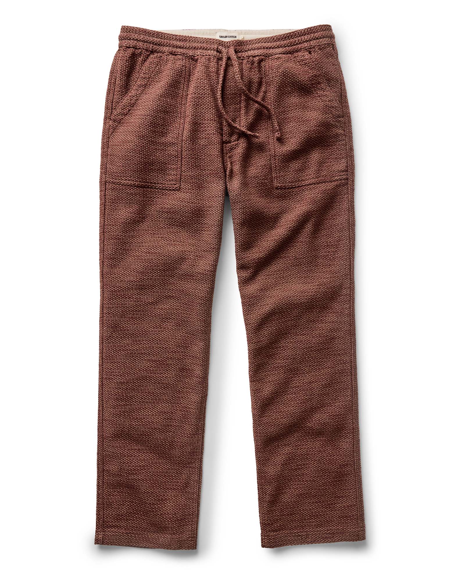 The Breakwater Pant in Black Cherry Sashiko - Image 8