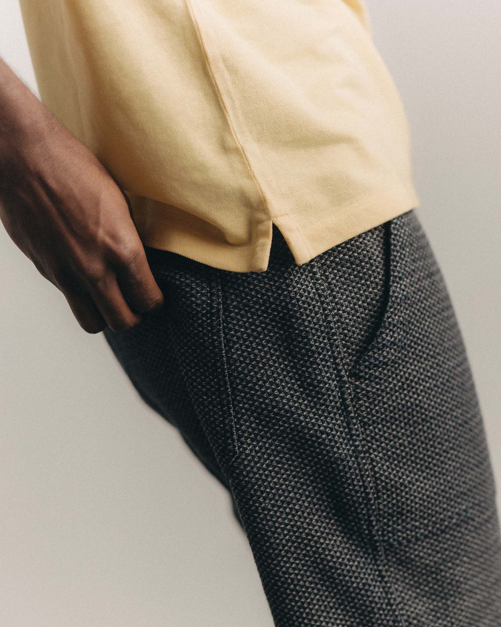 The Breakwater Pant in Charcoal Sashiko - Image 4