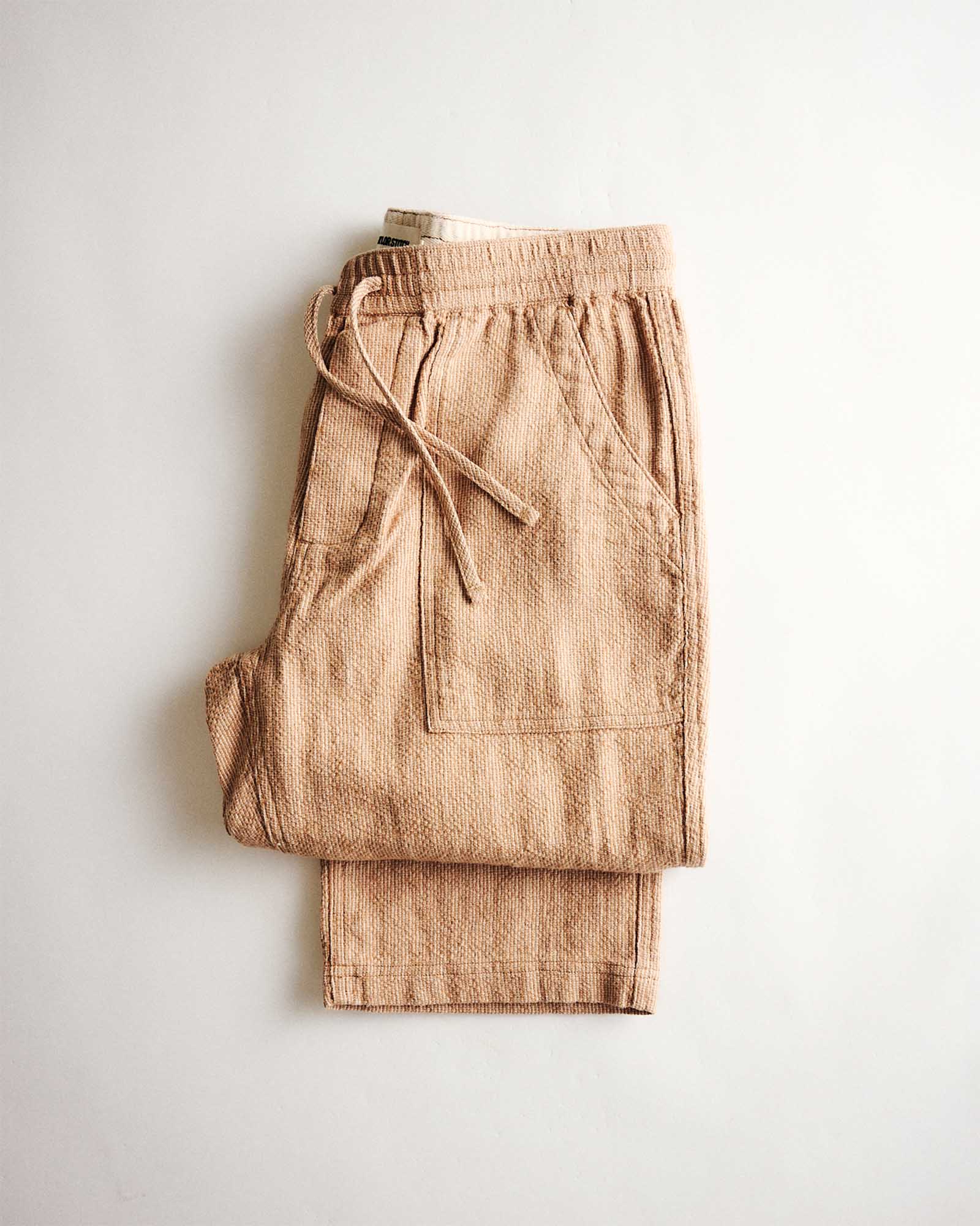 The Breakwater Pant in Chili Stripe Linen - Image 7