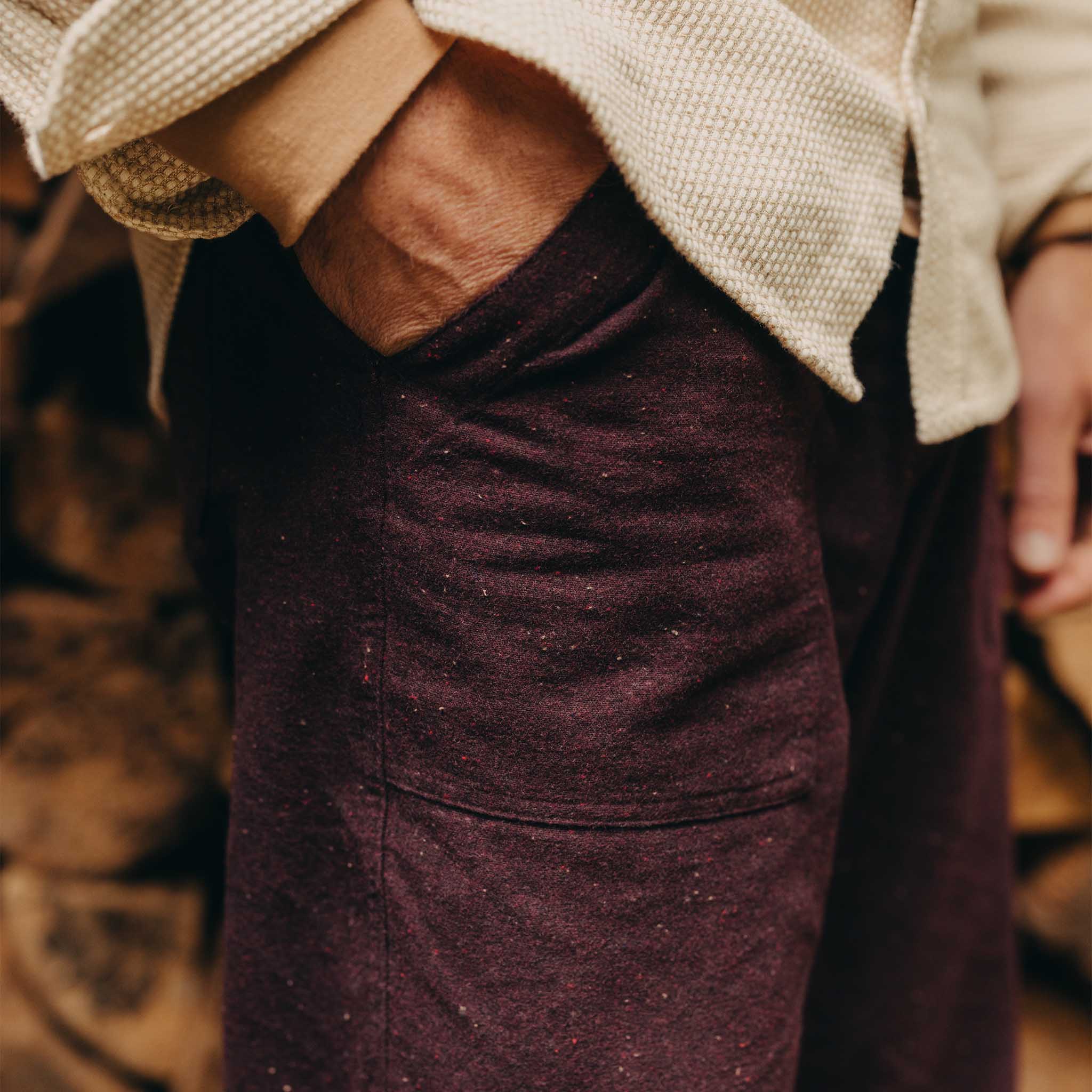 The Breakwater Pant in Nutmeg Donegal - Image 3
