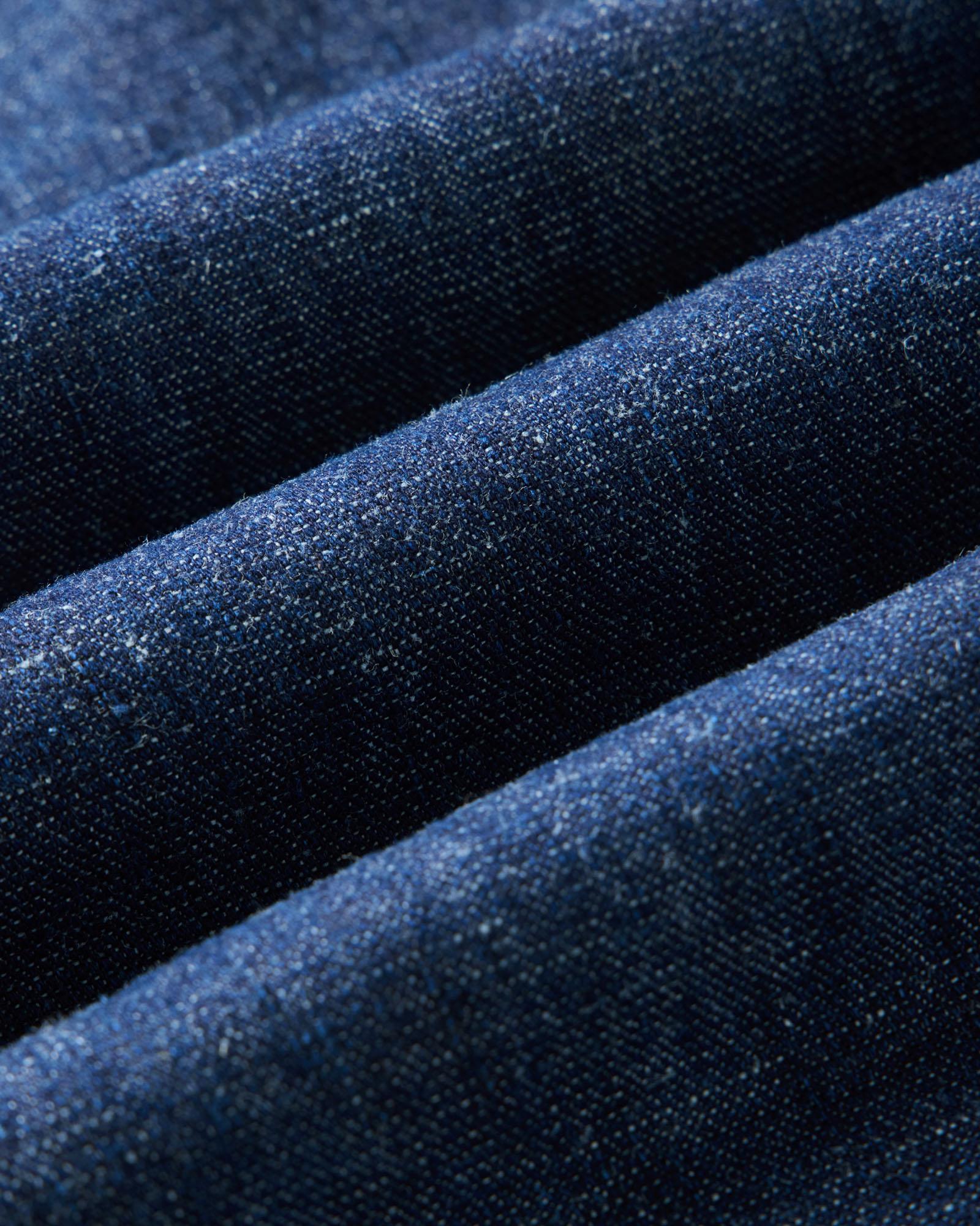 The Breakwater Pant in Rinsed Indigo Hemp Denim - Image 4