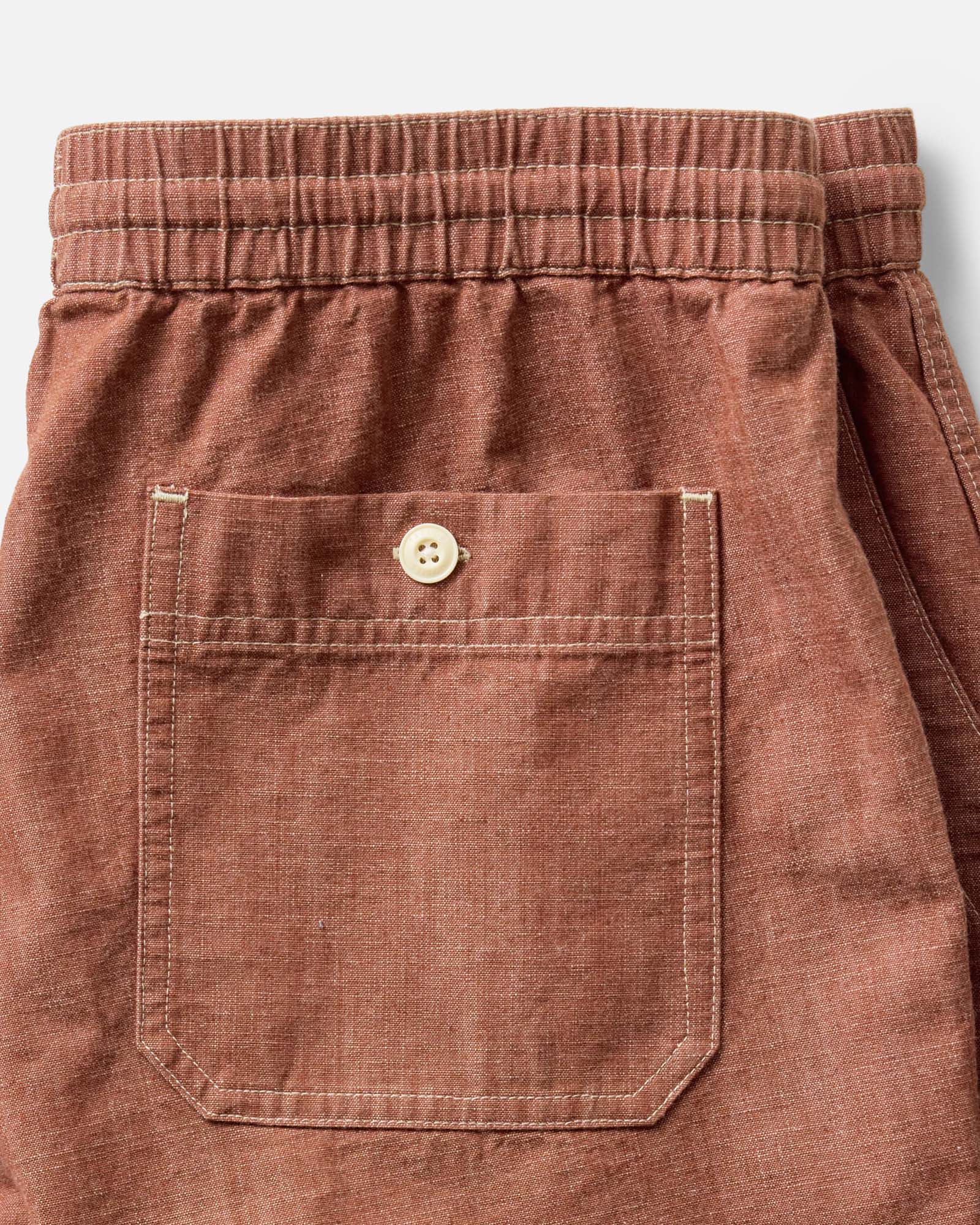 The Breakwater Short in Brick Chambray - Image 4