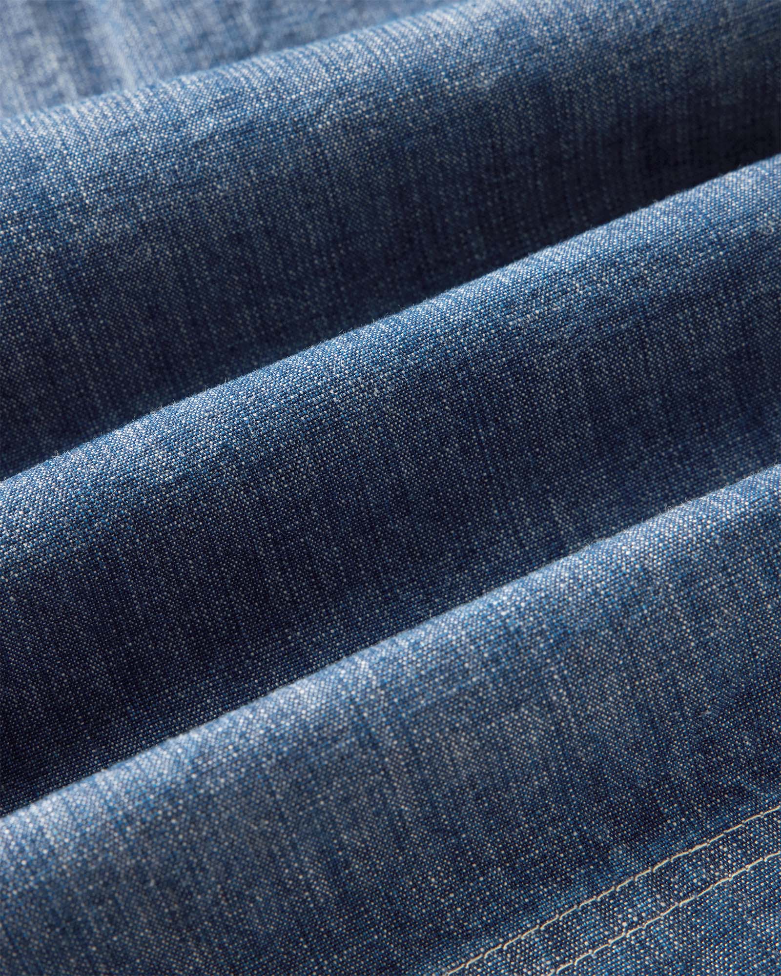 The Breakwater Short in Washed Indigo Chambray - Image 6