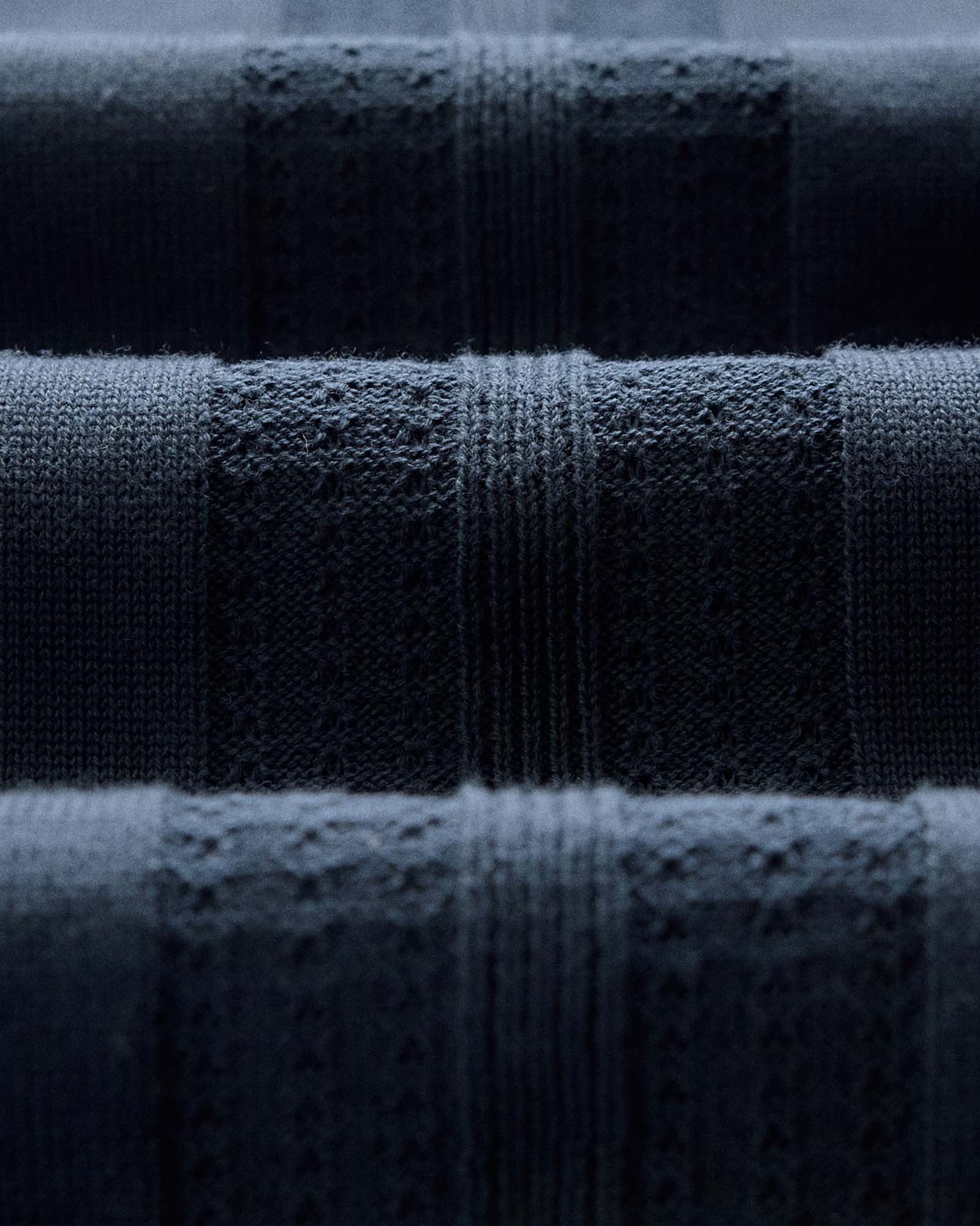The Button Down Polo in Dark Navy Stripe - Image 6