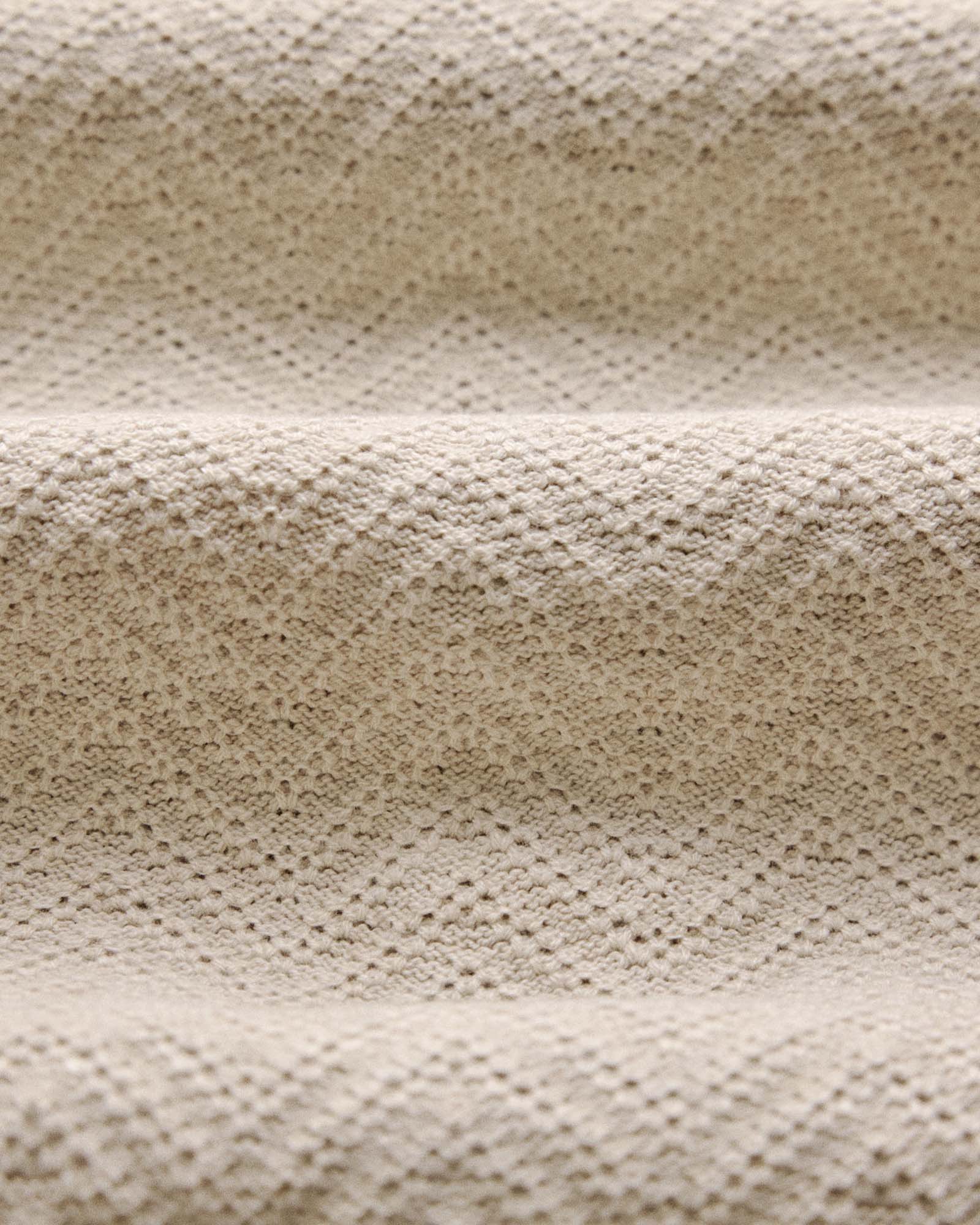 The Button Down Polo in Heather Oat Herringbone - Image 7