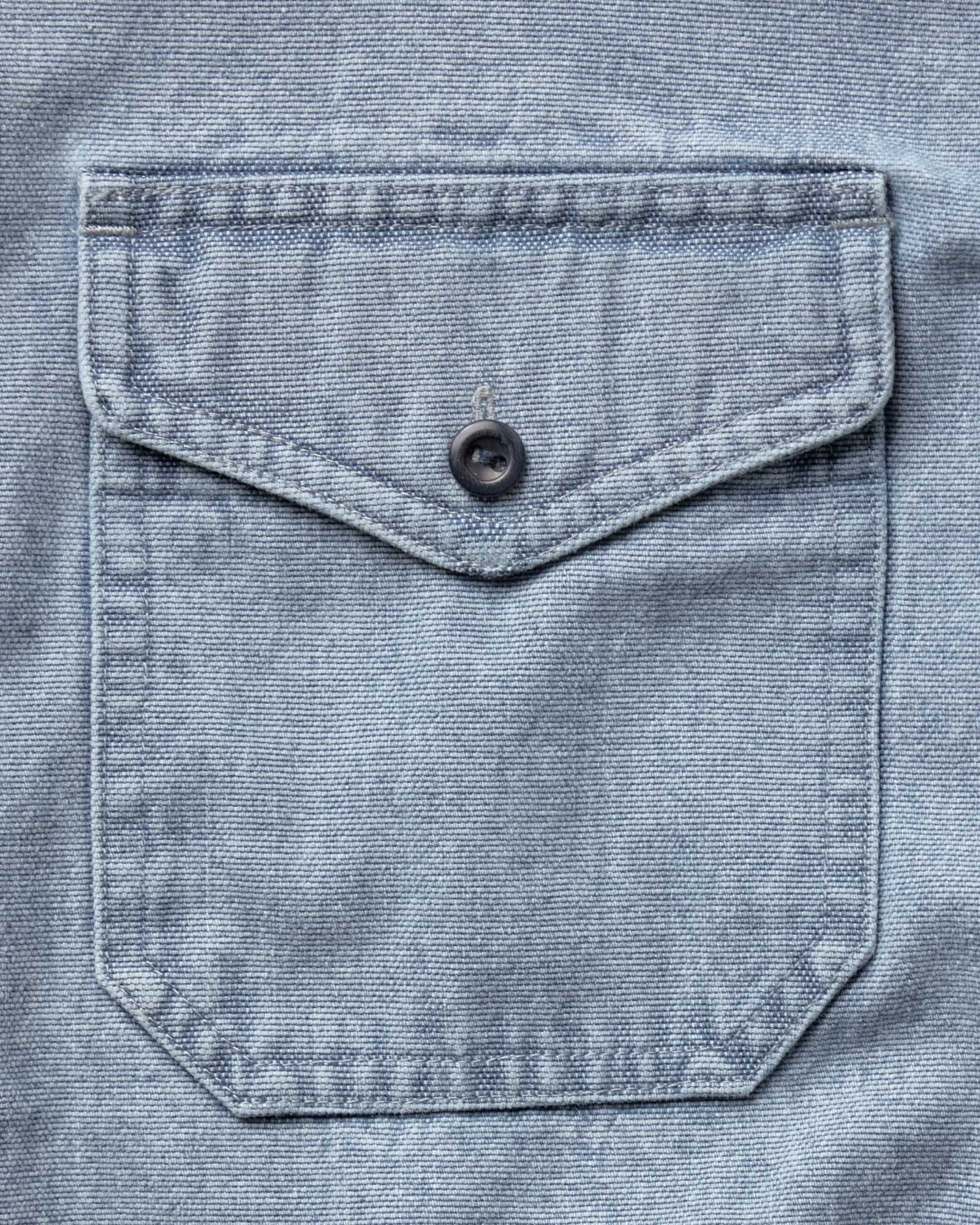 The Cadet Shirt in Washed Indigo Oxford - Image 5