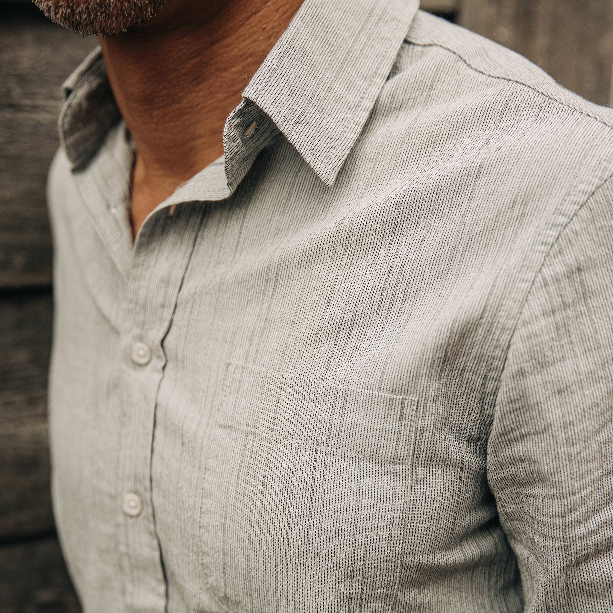 The California in Midnight Slub Micro Stripe - Image 4