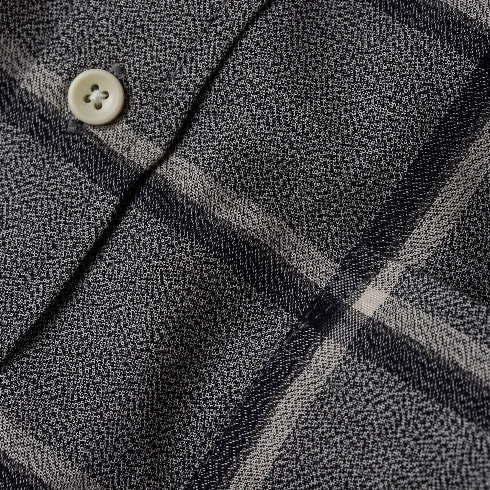 The California in Navy Salt and Pepper Plaid - Image 6