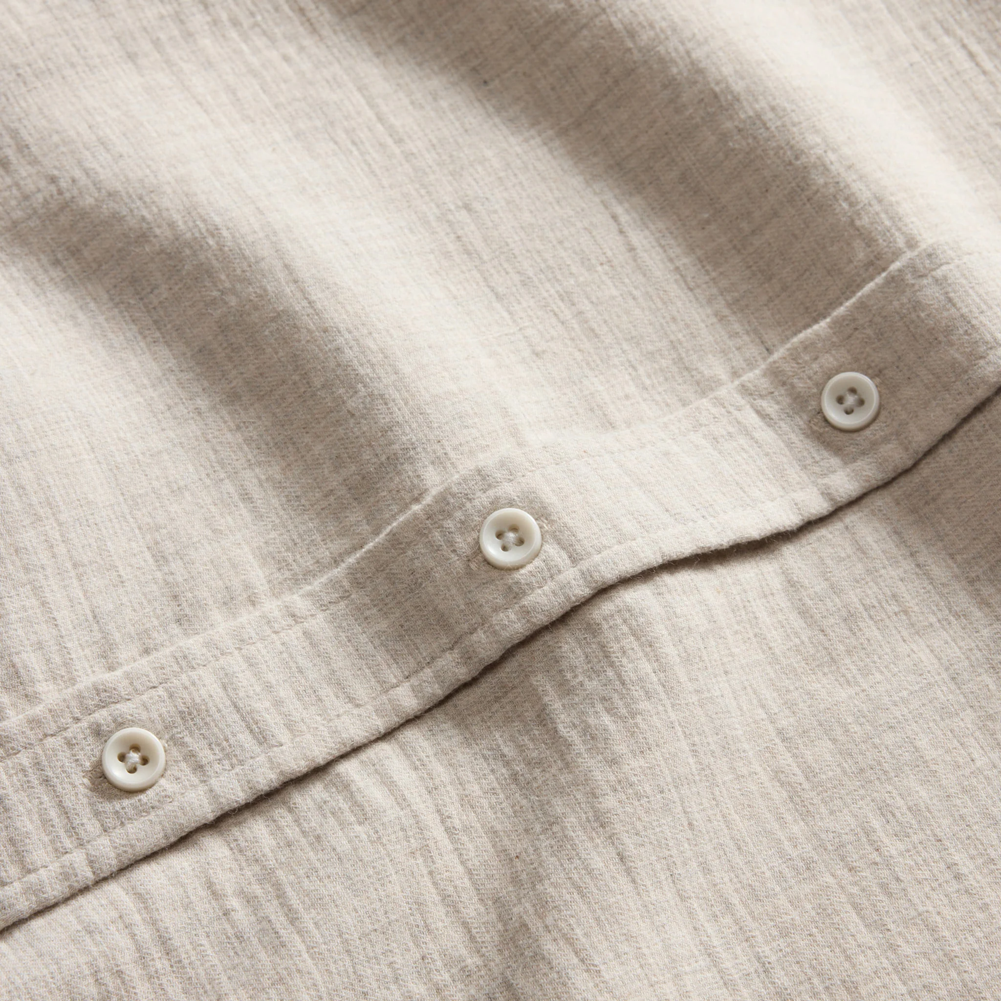 The California in Oat Heather Double Cloth - Image 7