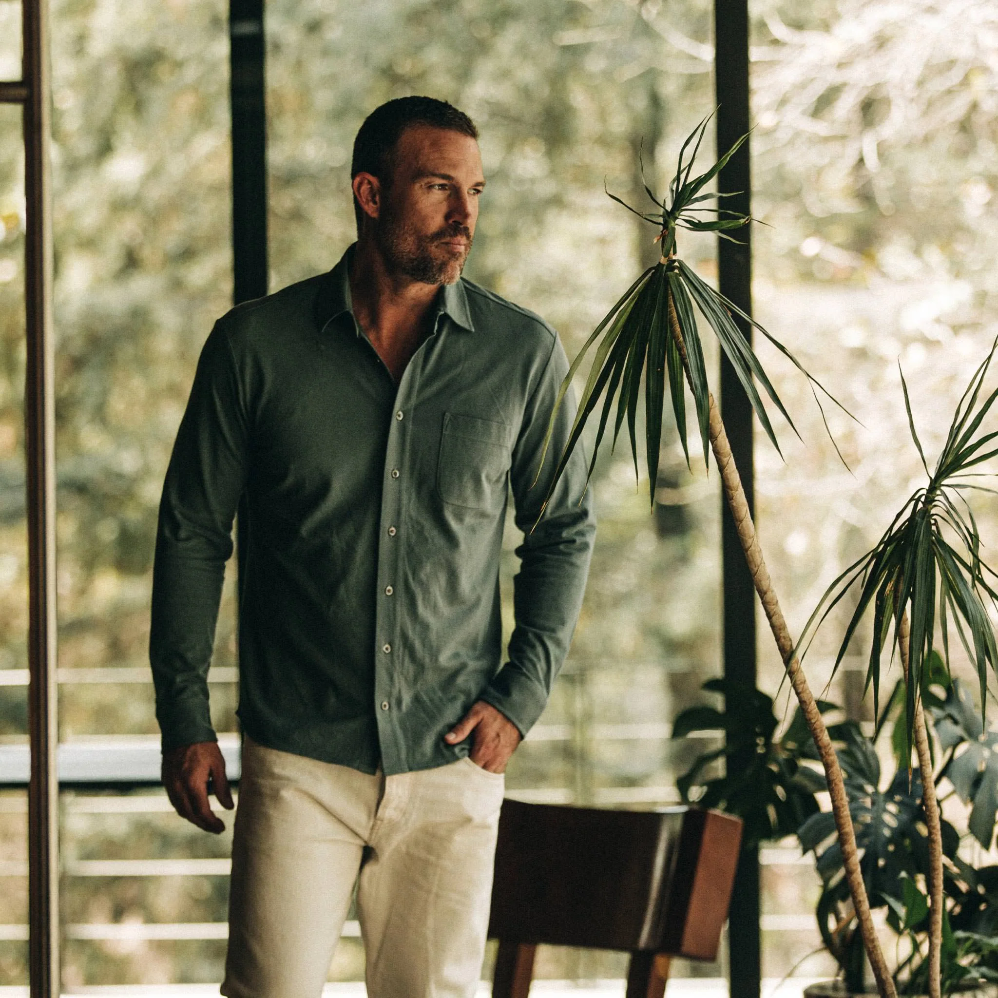 The California in Sea Green Pique - Image 2