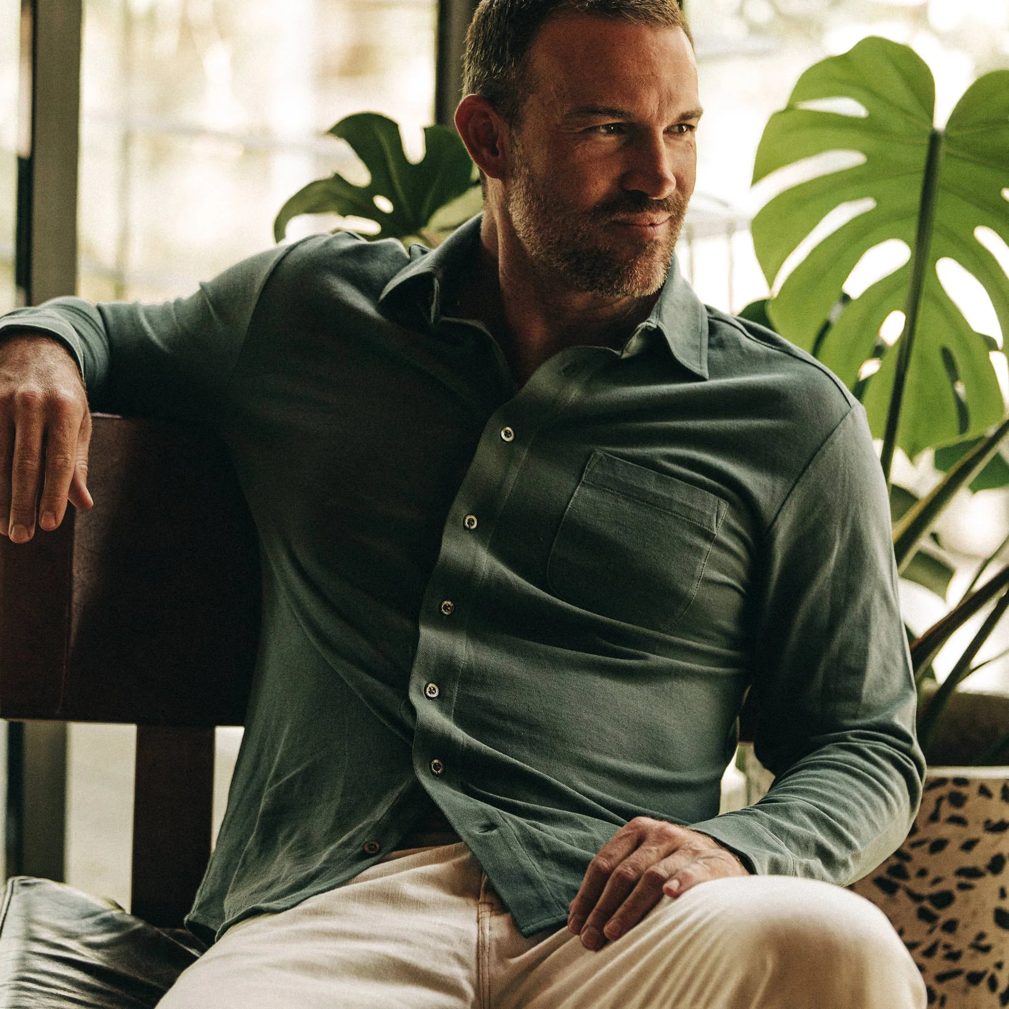 The California in Sea Green Pique - Image 5