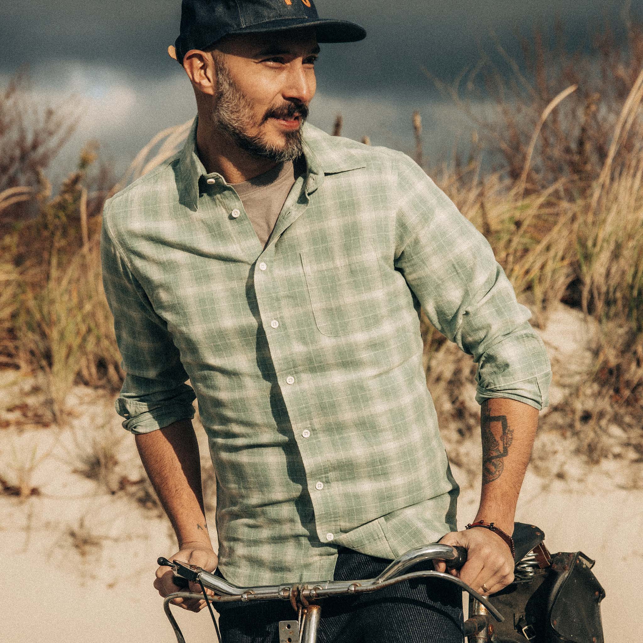 The California in Sea Moss Plaid - Image 3