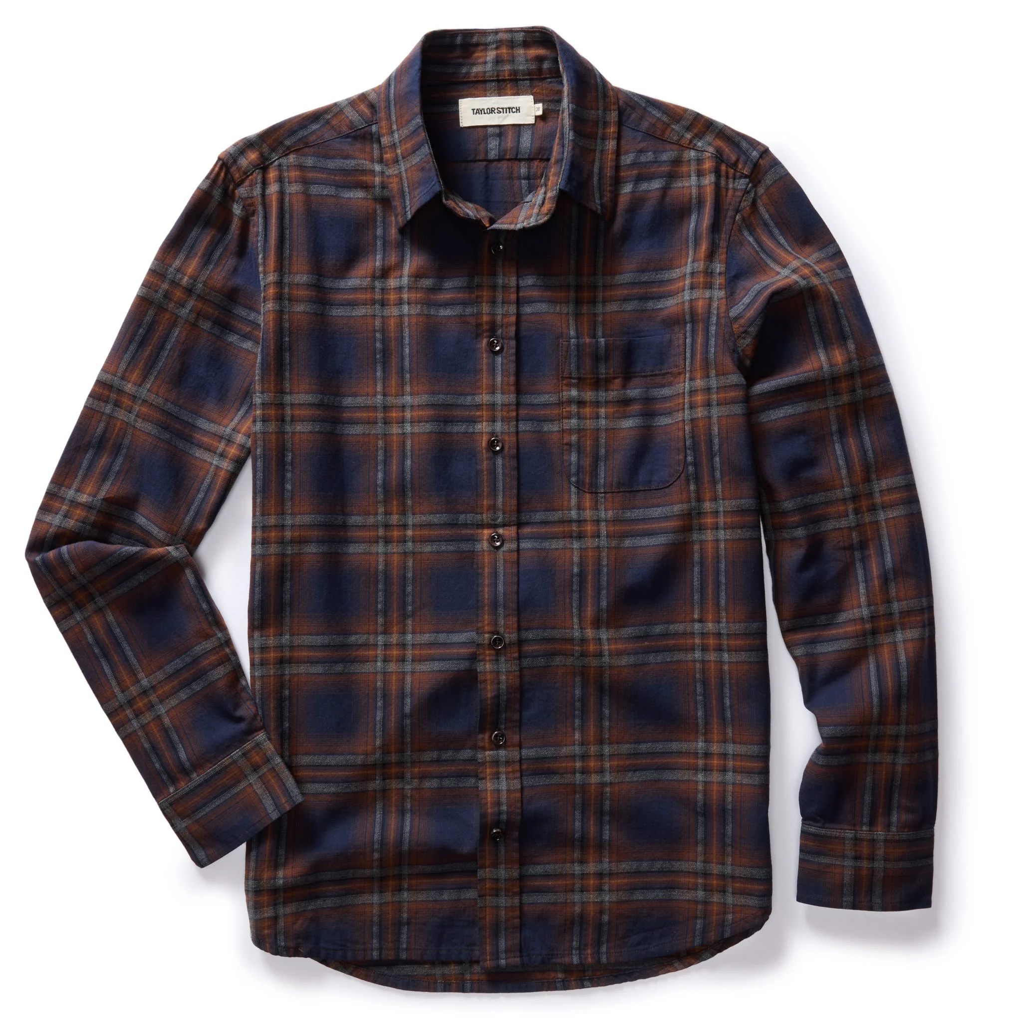 The California in Twilight Plaid Brushed Cotton Twill - Image 5