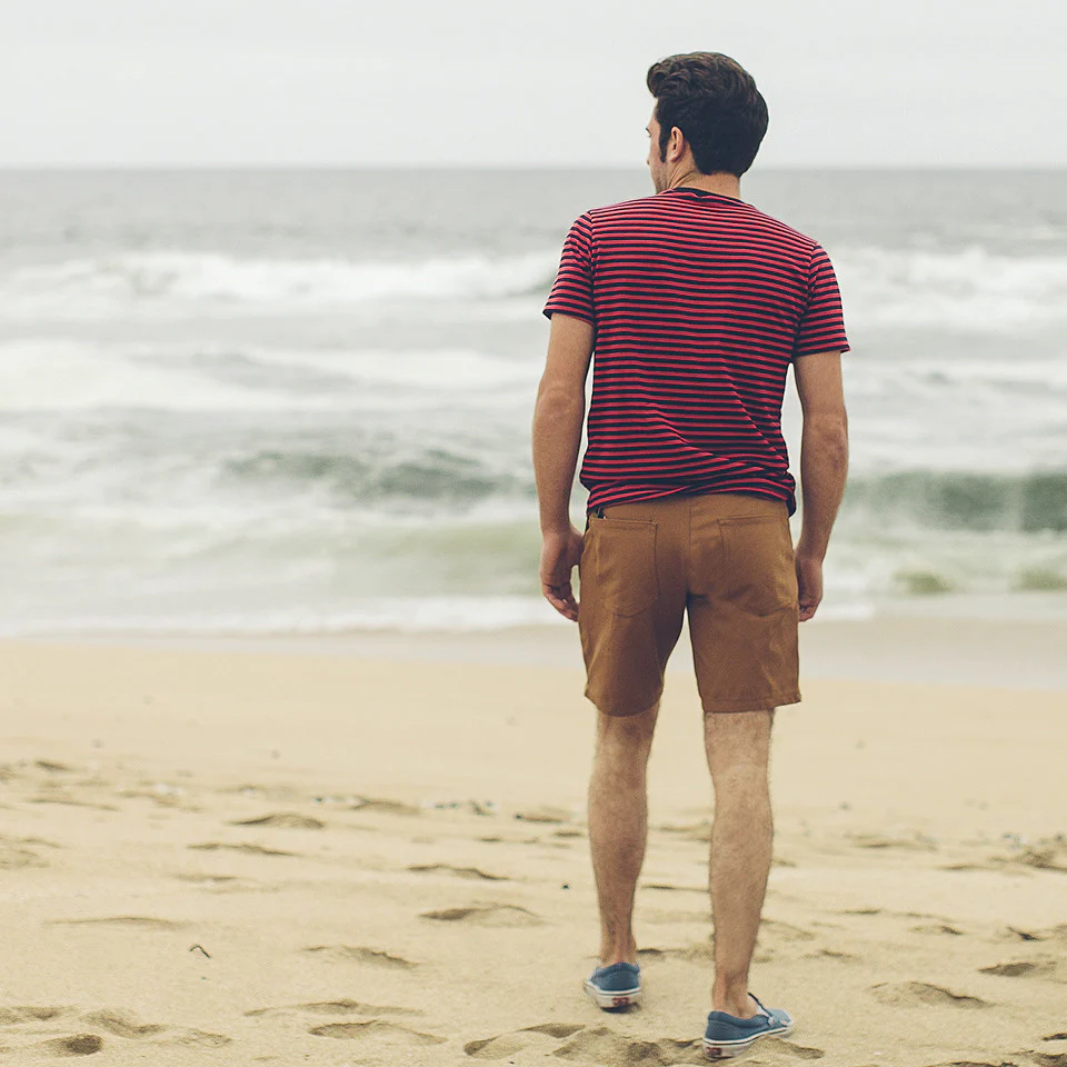Camel Duck Canvas Camp Shorts - Image 5