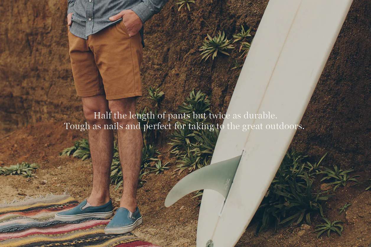 Camel Duck Canvas Camp Shorts - Image 7