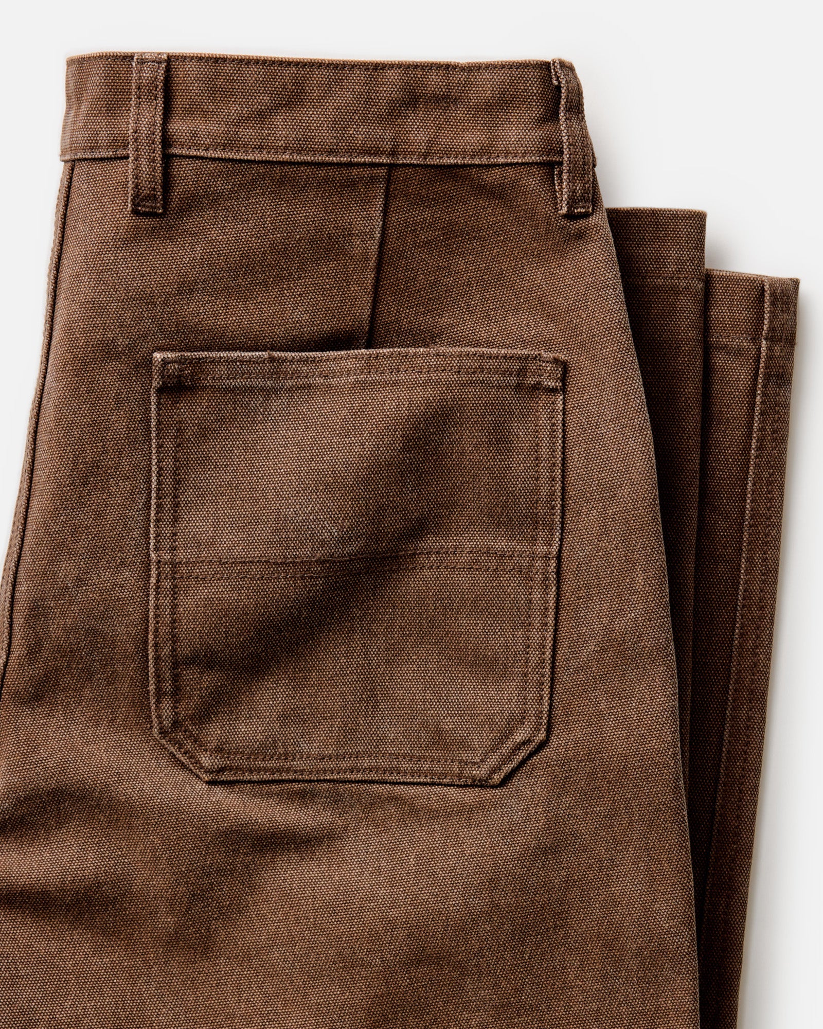 The Camp Pant in Aged Penny Chipped Canvas - Image 8