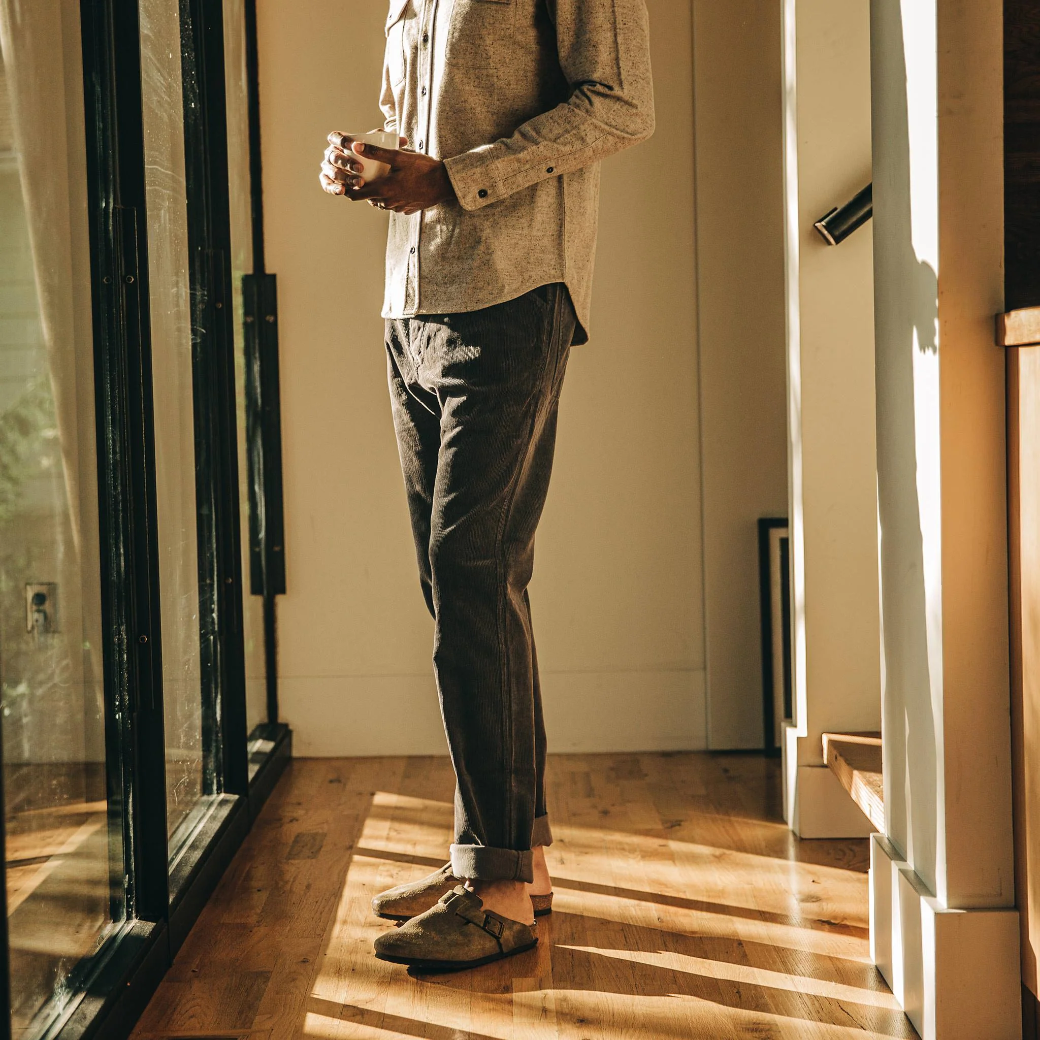 The Camp Pant in Charcoal Corduroy - Image 2