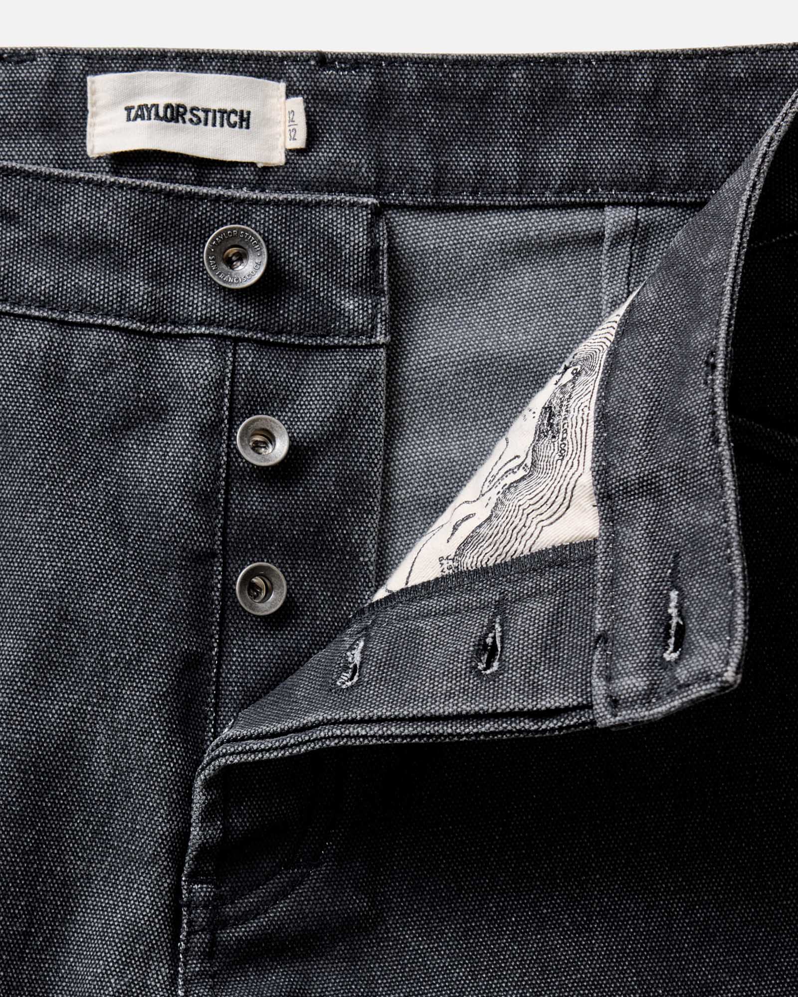 The Camp Pant in Coal Chipped Canvas - Image 5