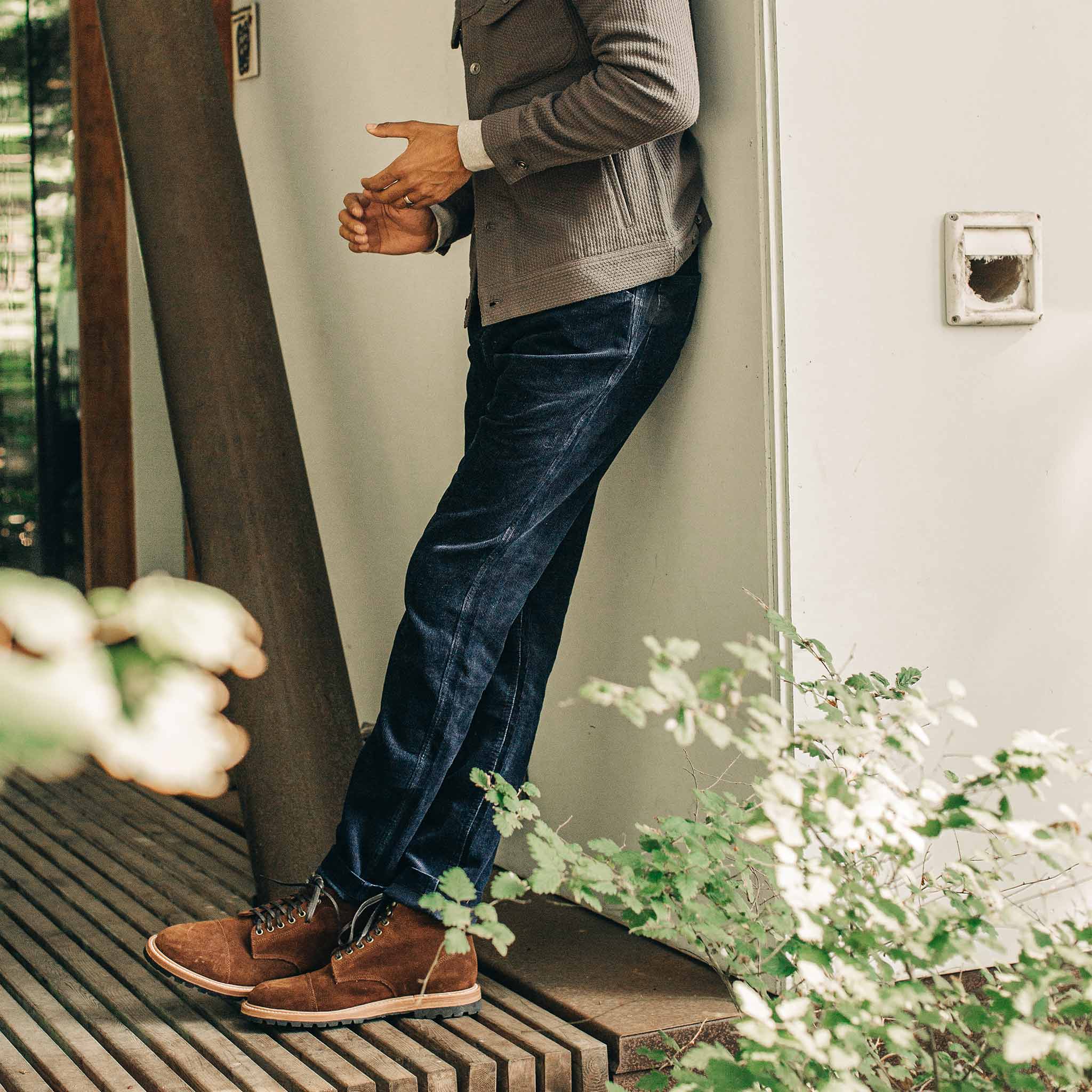 The Camp Pant in Indigo Corduroy - Image 2