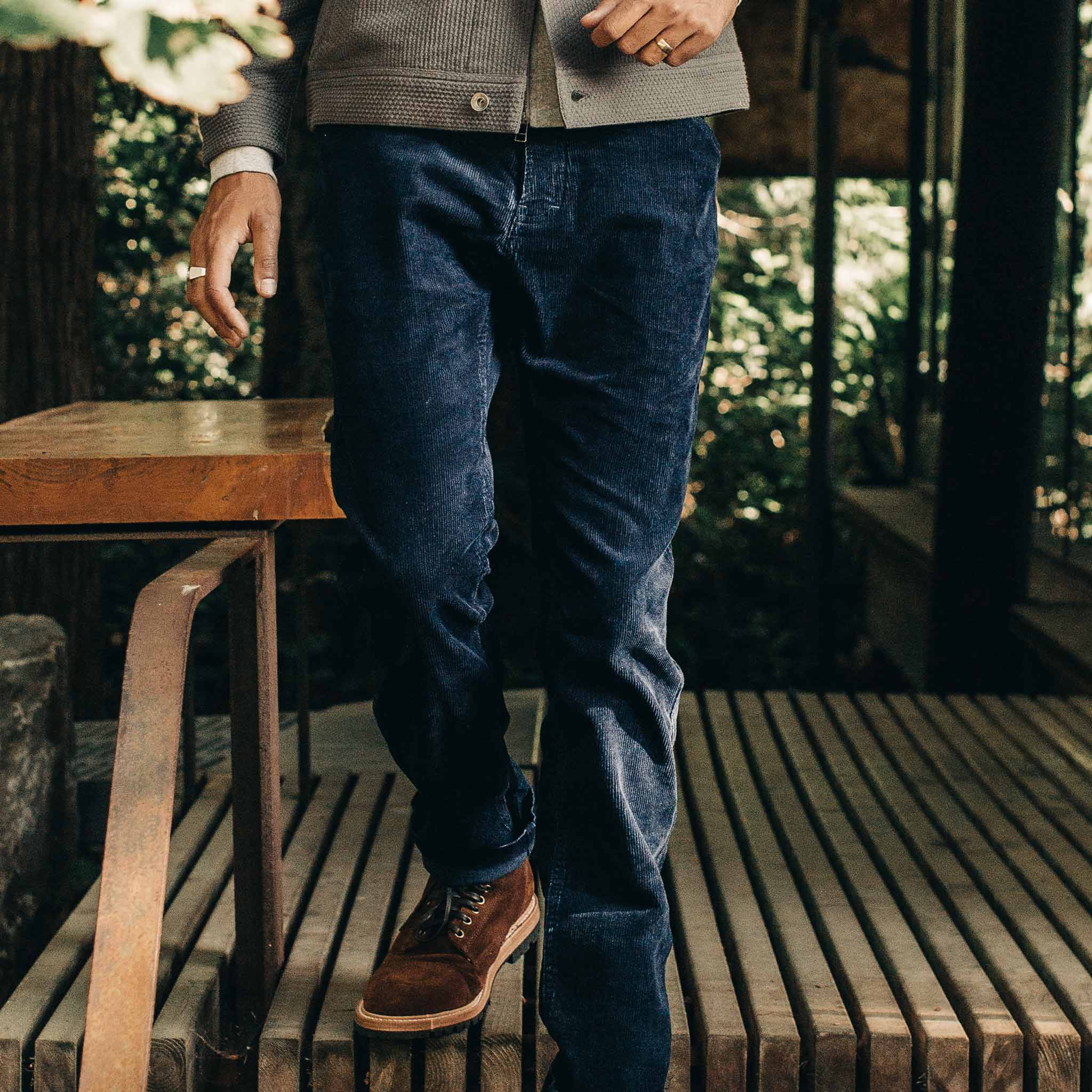 The Camp Pant in Indigo Corduroy - Image 3