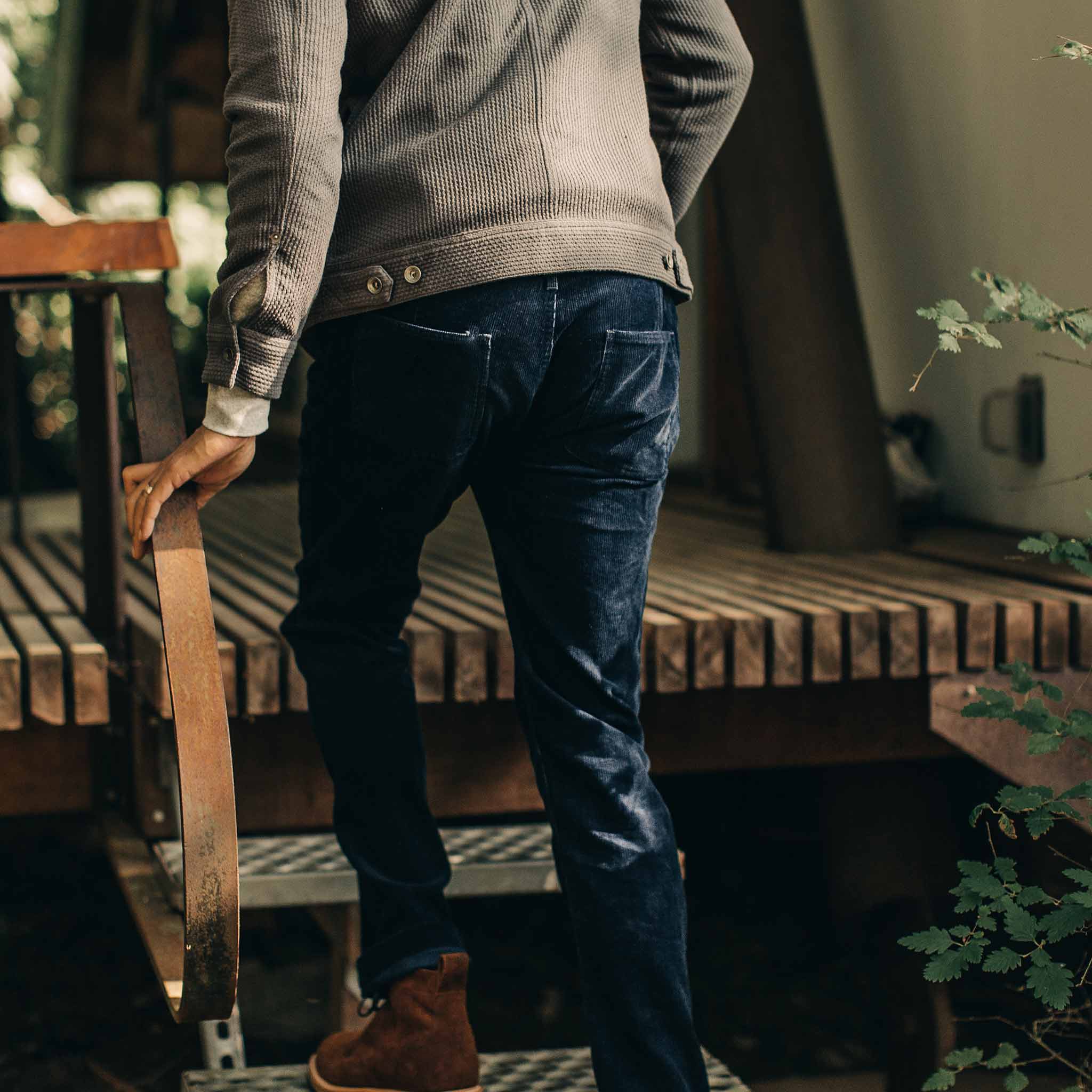 The Camp Pant in Indigo Corduroy - Image 6