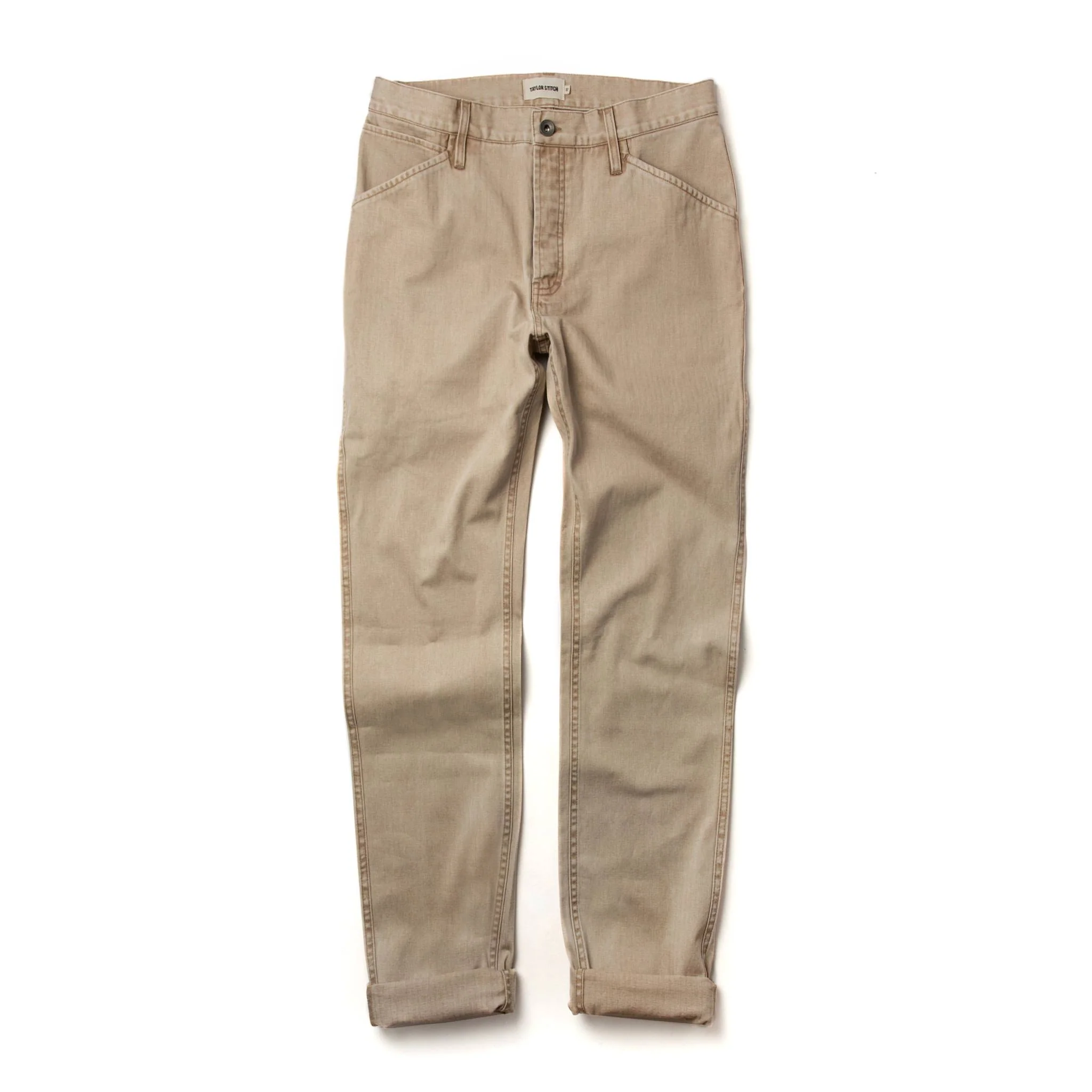 The Camp Pant in Khaki Herringbone - Image 10