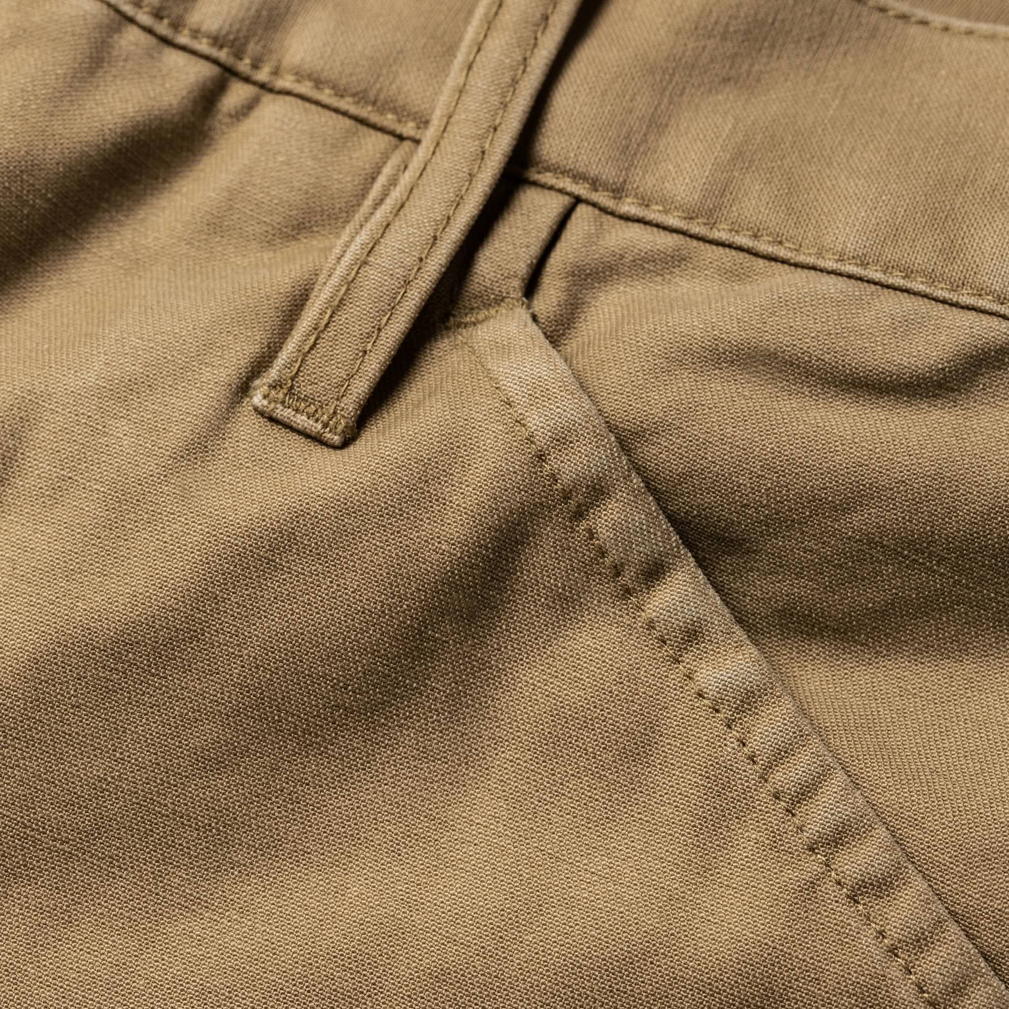 The Camp Pant in Khaki Reverse Sateen - Image 8