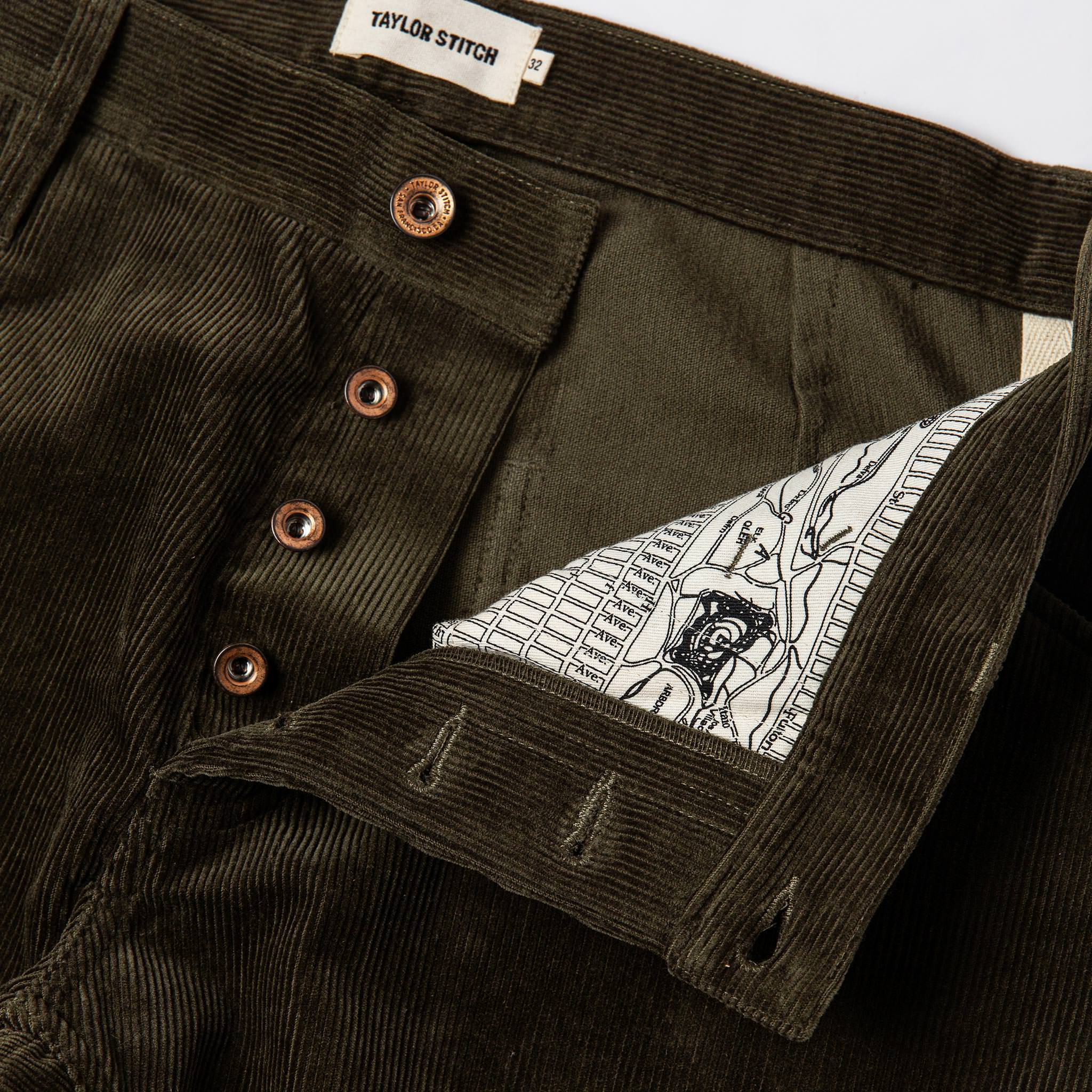 The Camp Pant in Olive Corduroy - Image 6
