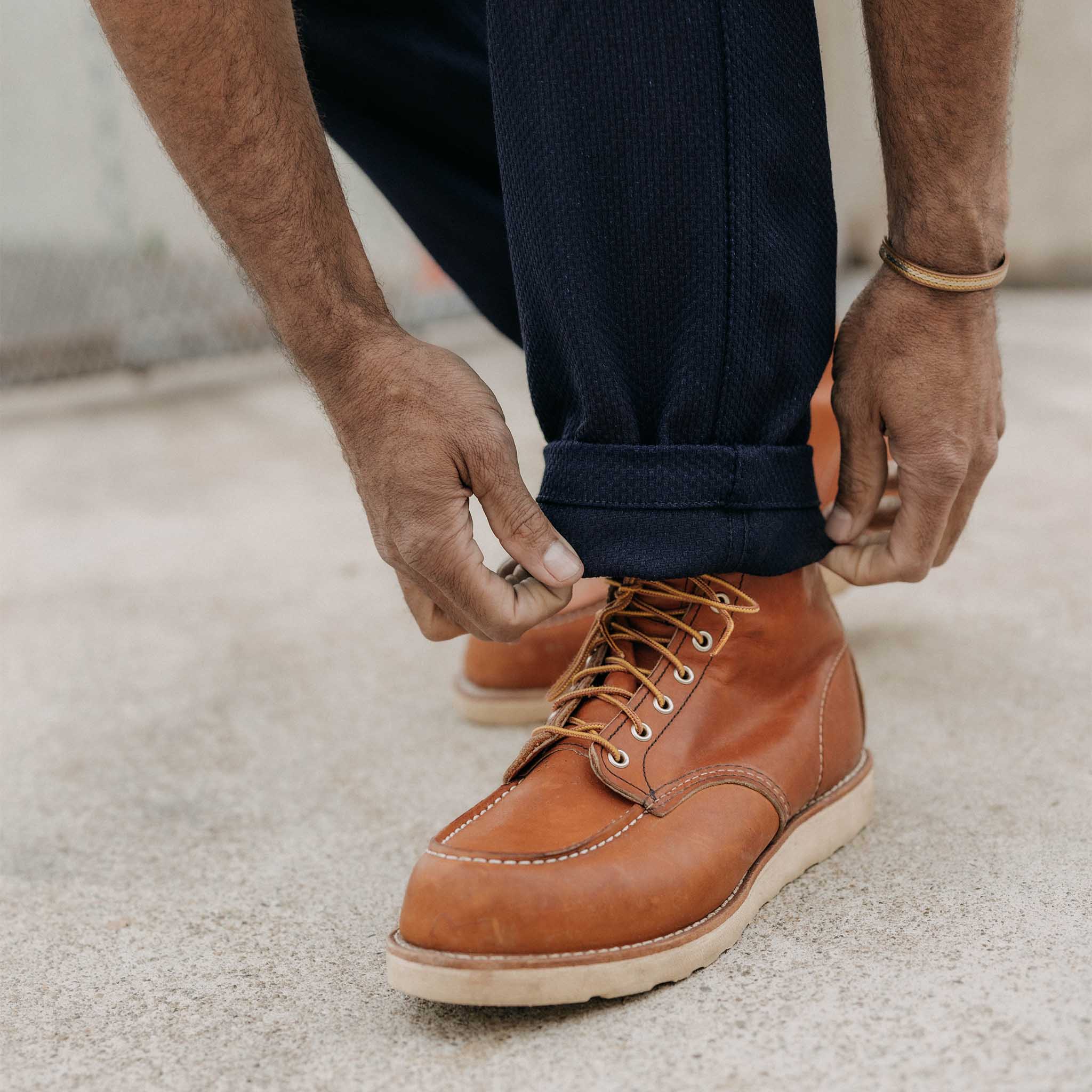 The Camp Pant in Rigid Indigo Sashiko - Image 3