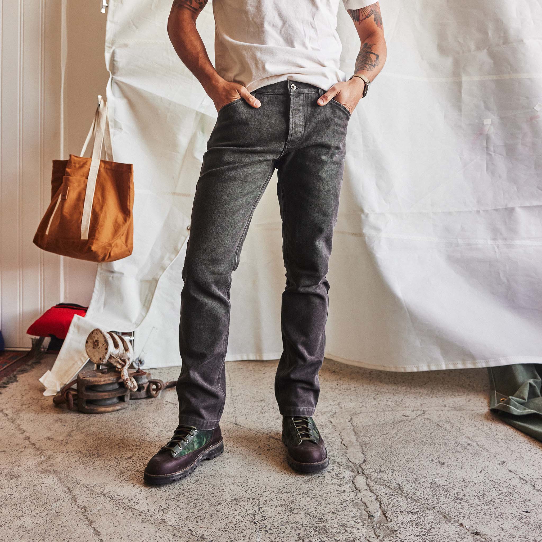 The Camp Pant in Soil Chipped Canvas - Image 2
