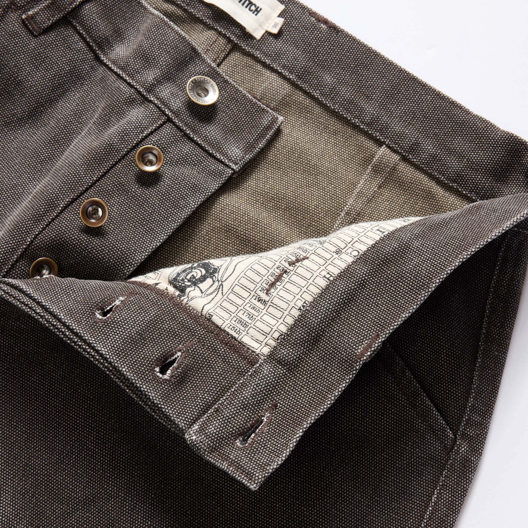 The Camp Pant in Soil Chipped Canvas - Image 7