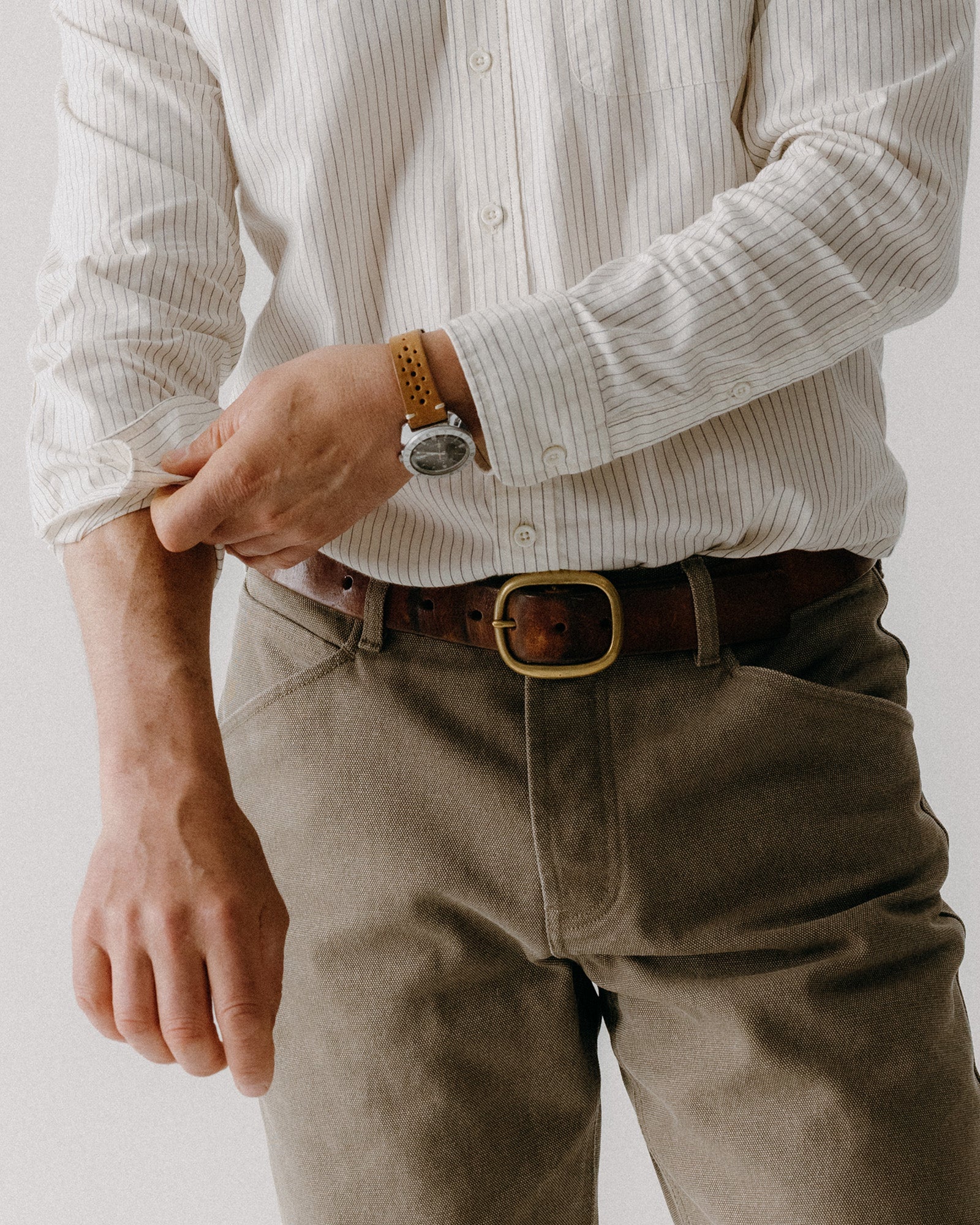 The Camp Pant in Stone Chipped Canvas - Image 3