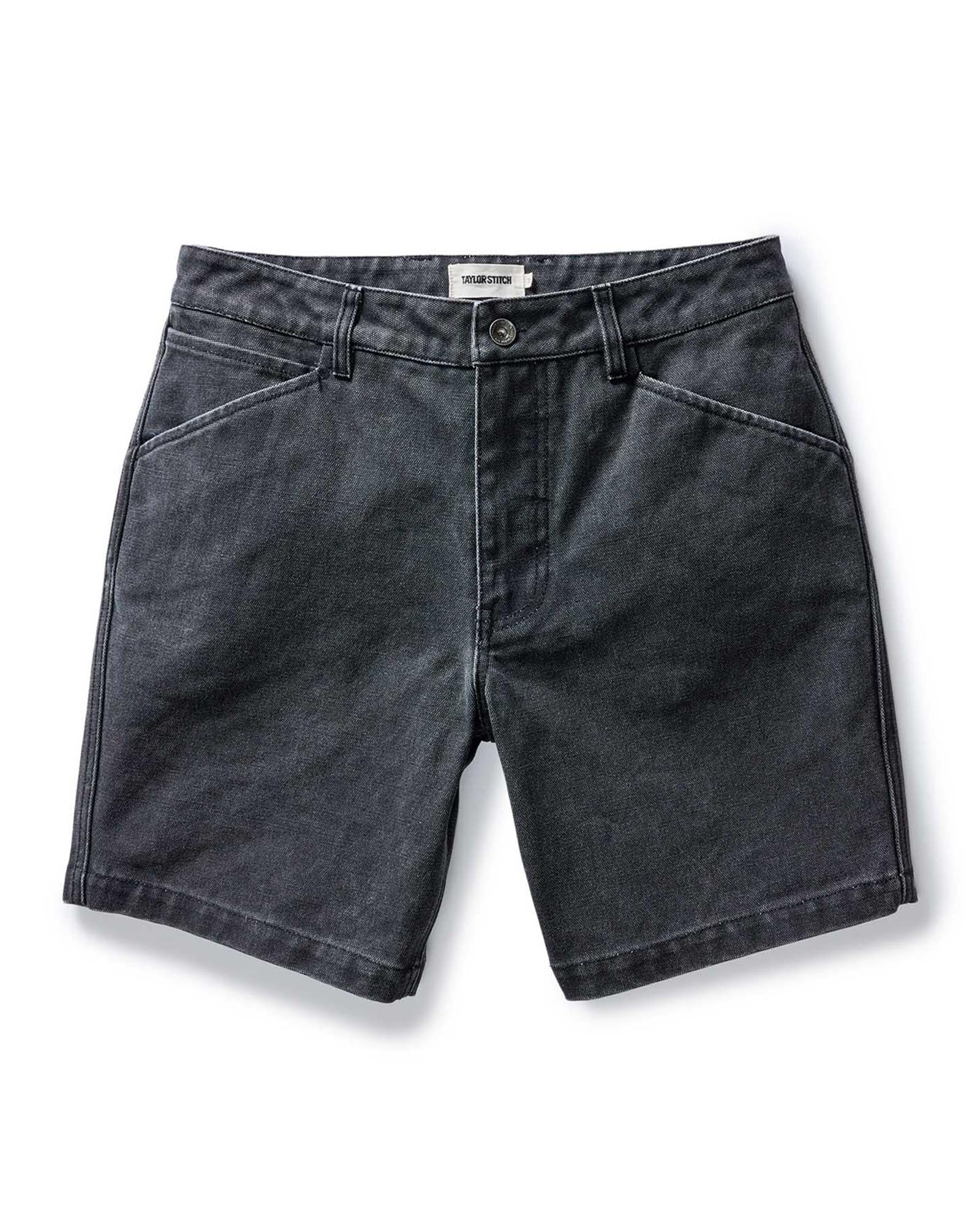 The Camp Short in Coal Chipped Canvas