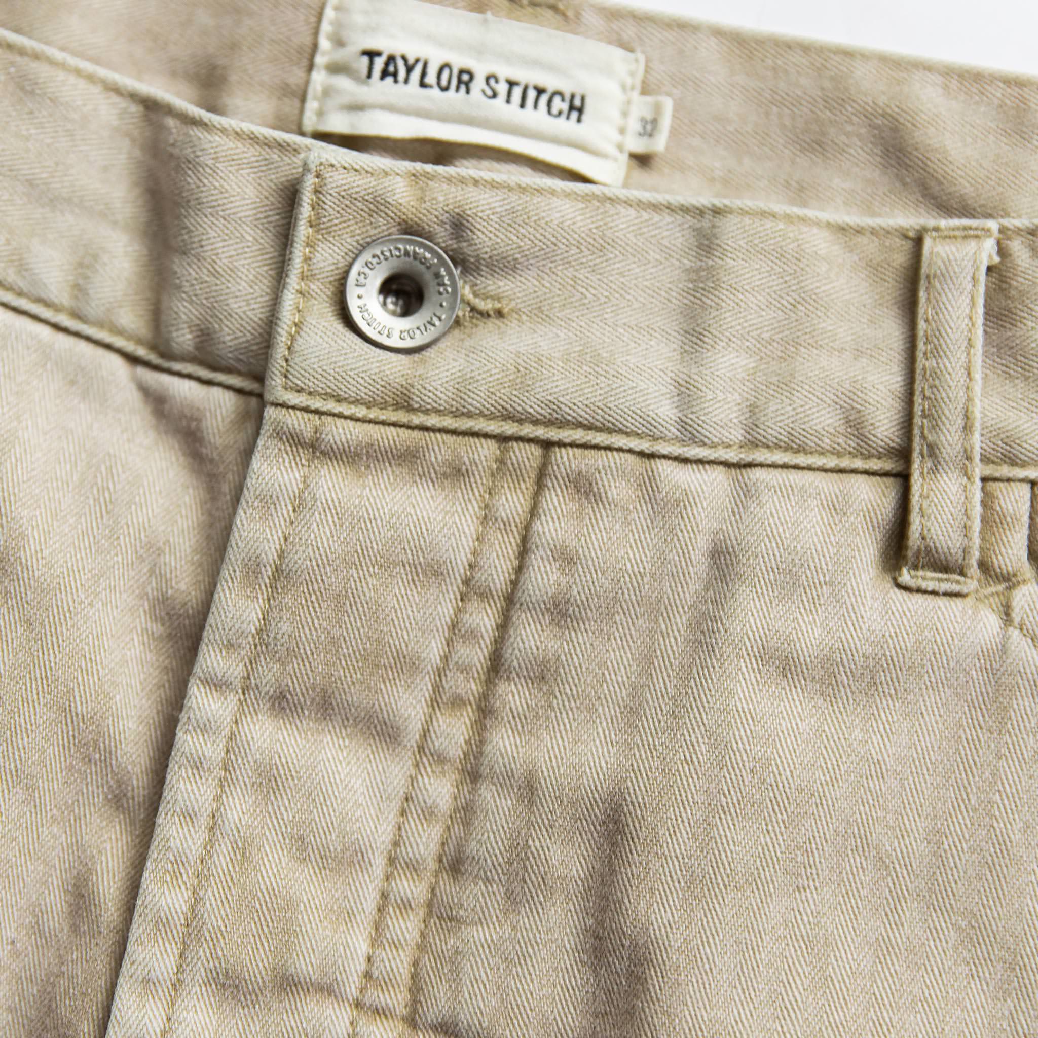 The Camp Short in Khaki Herringbone - Image 7