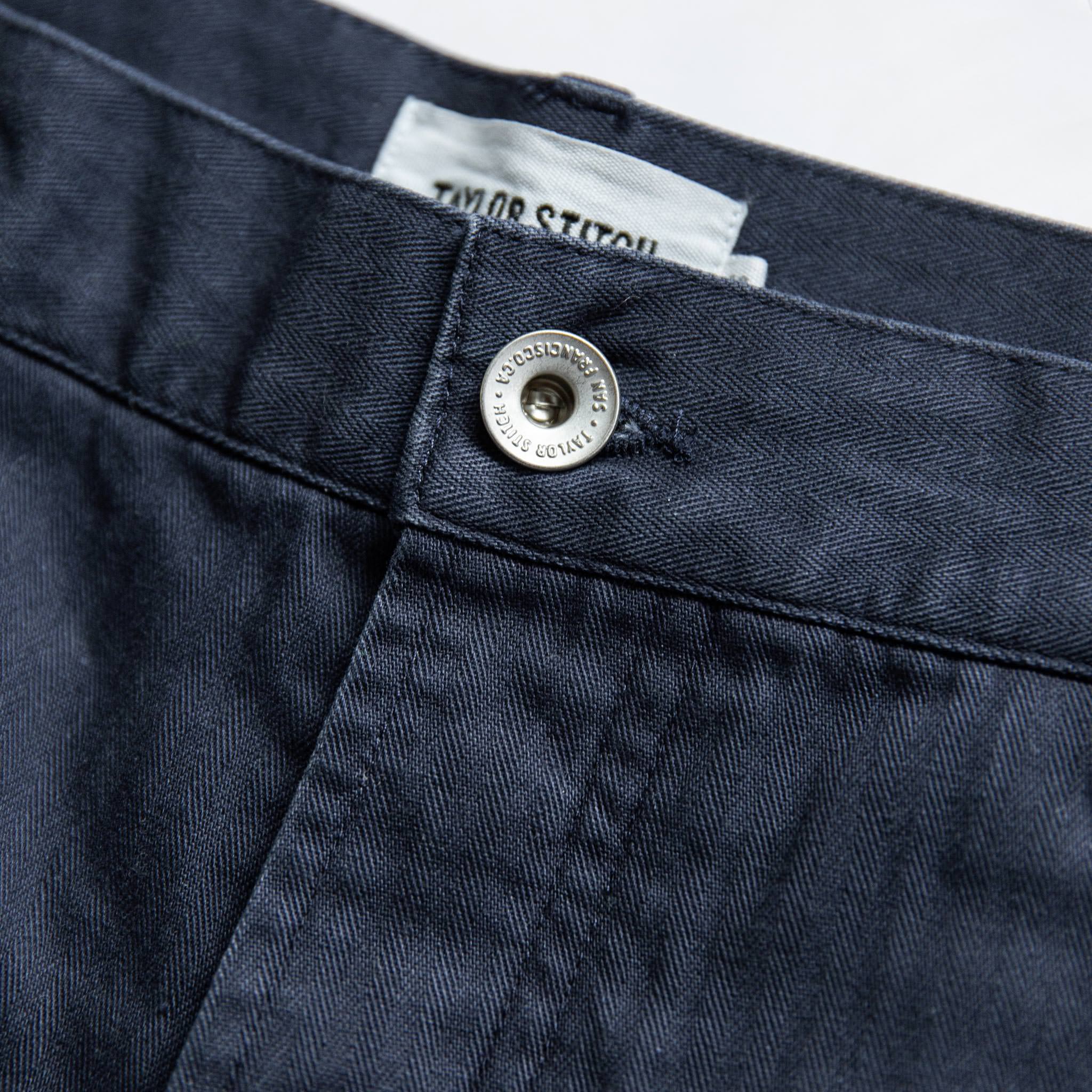 The Camp Short in Navy Herringbone - Image 6