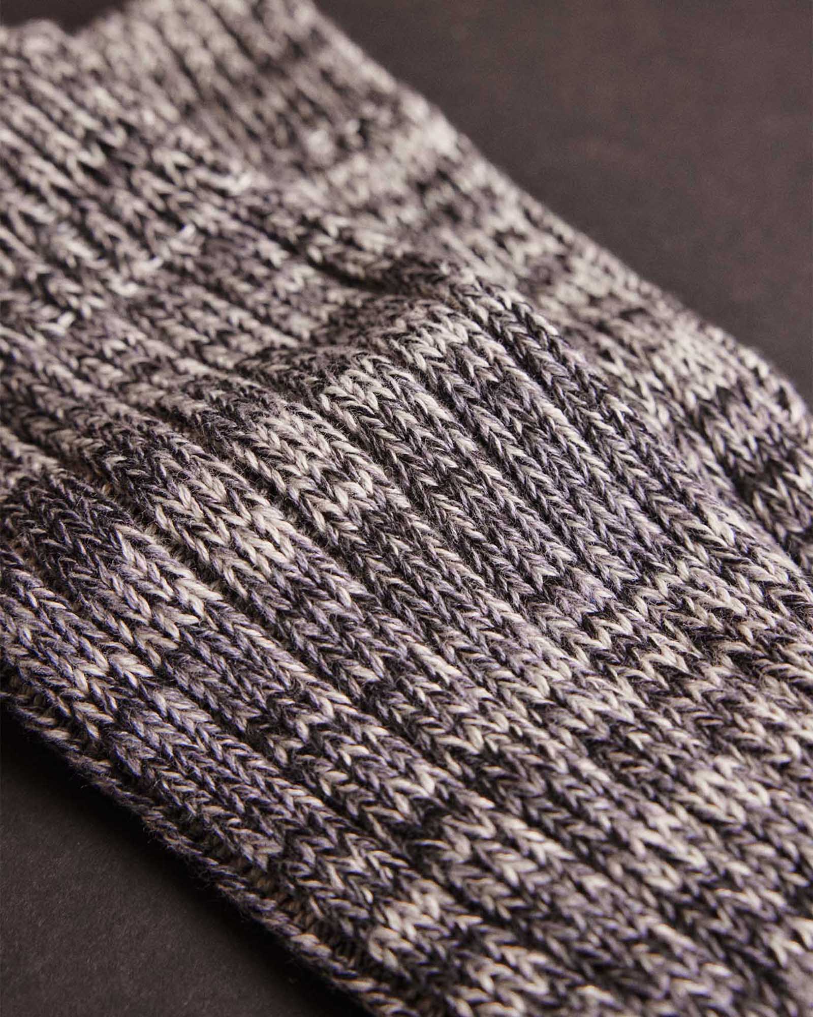 The Camp Sock in Marled Blue - Image 2