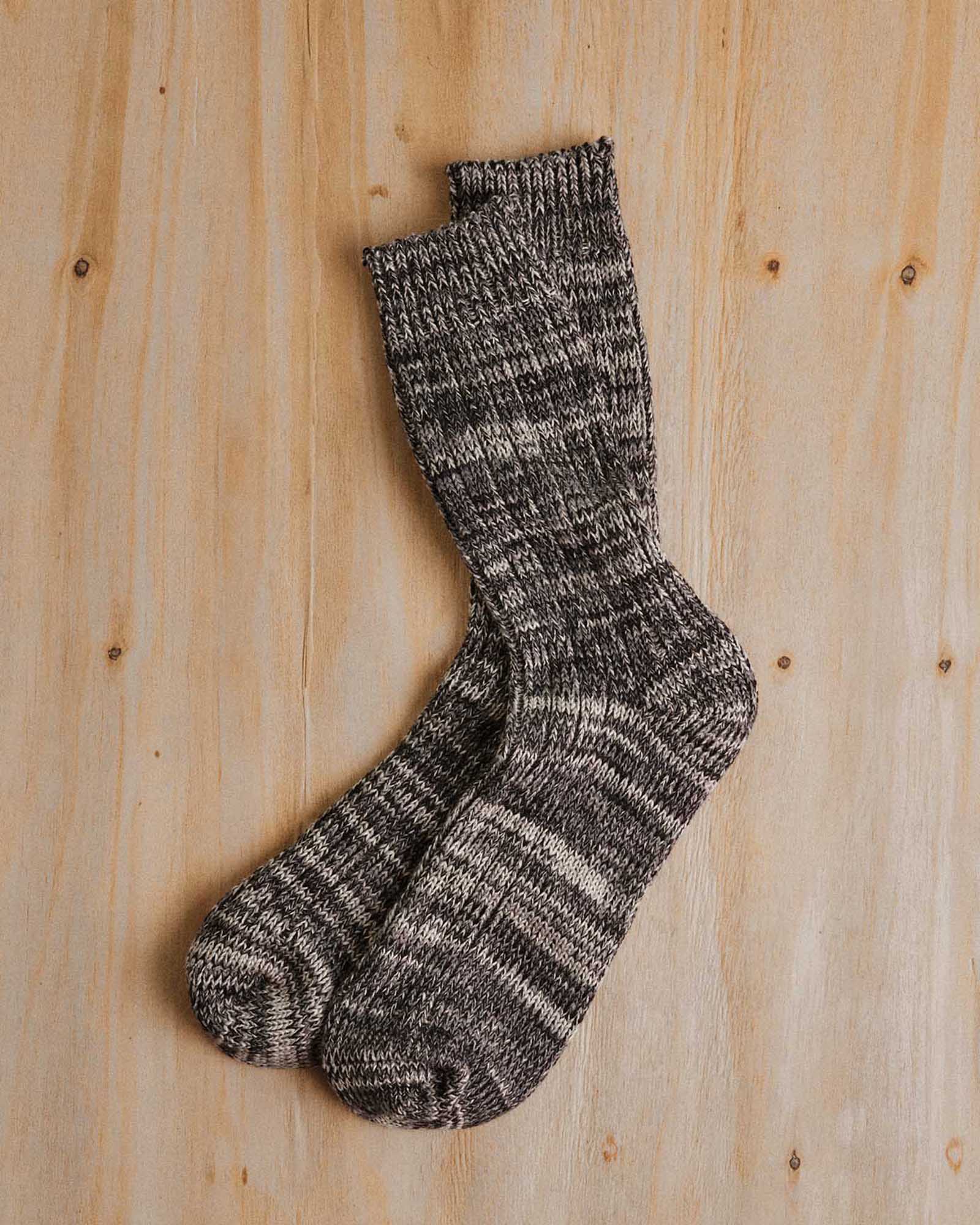The Camp Sock in Marled Blue - Image 3