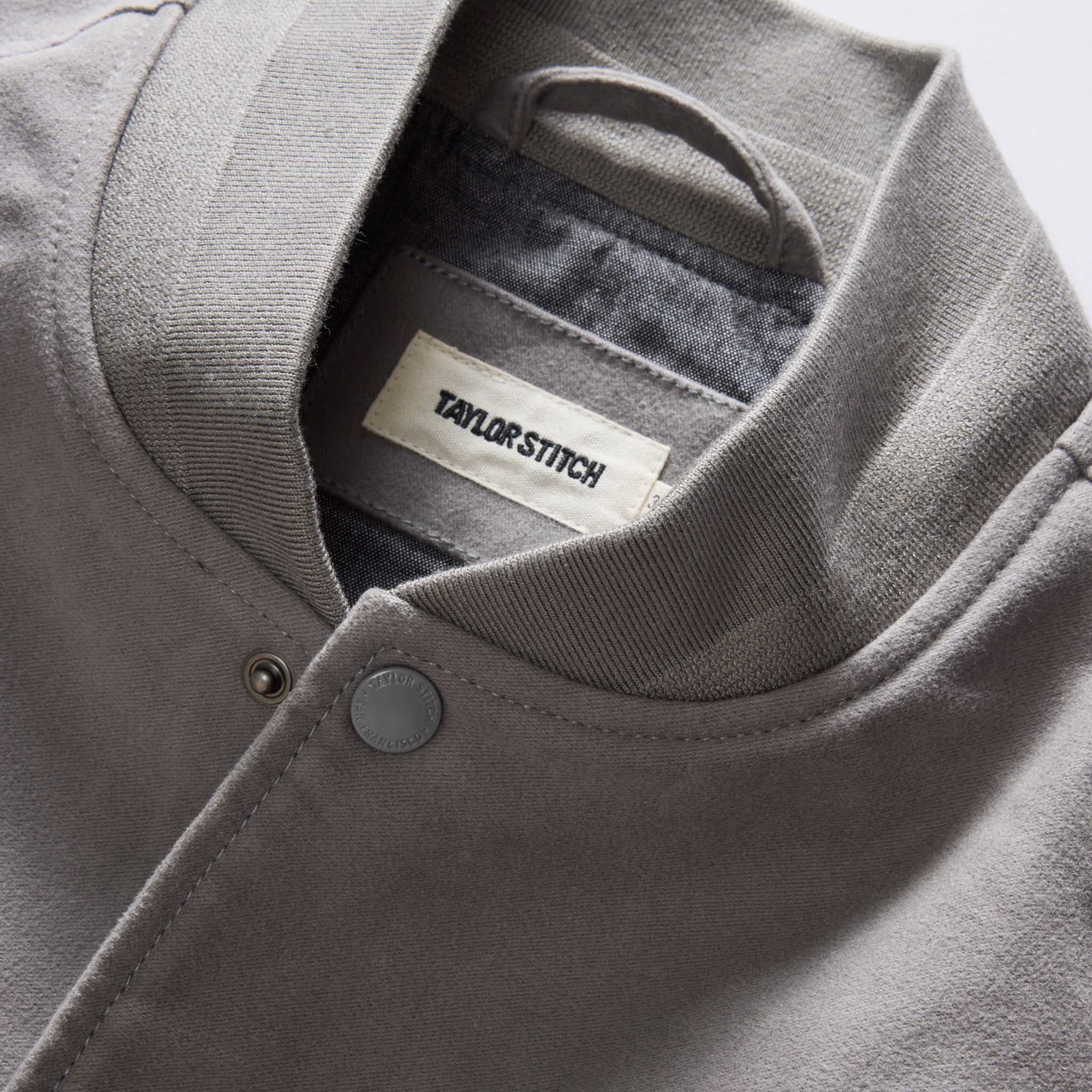 The Campus Jacket in Grey Moleskin - Image 7