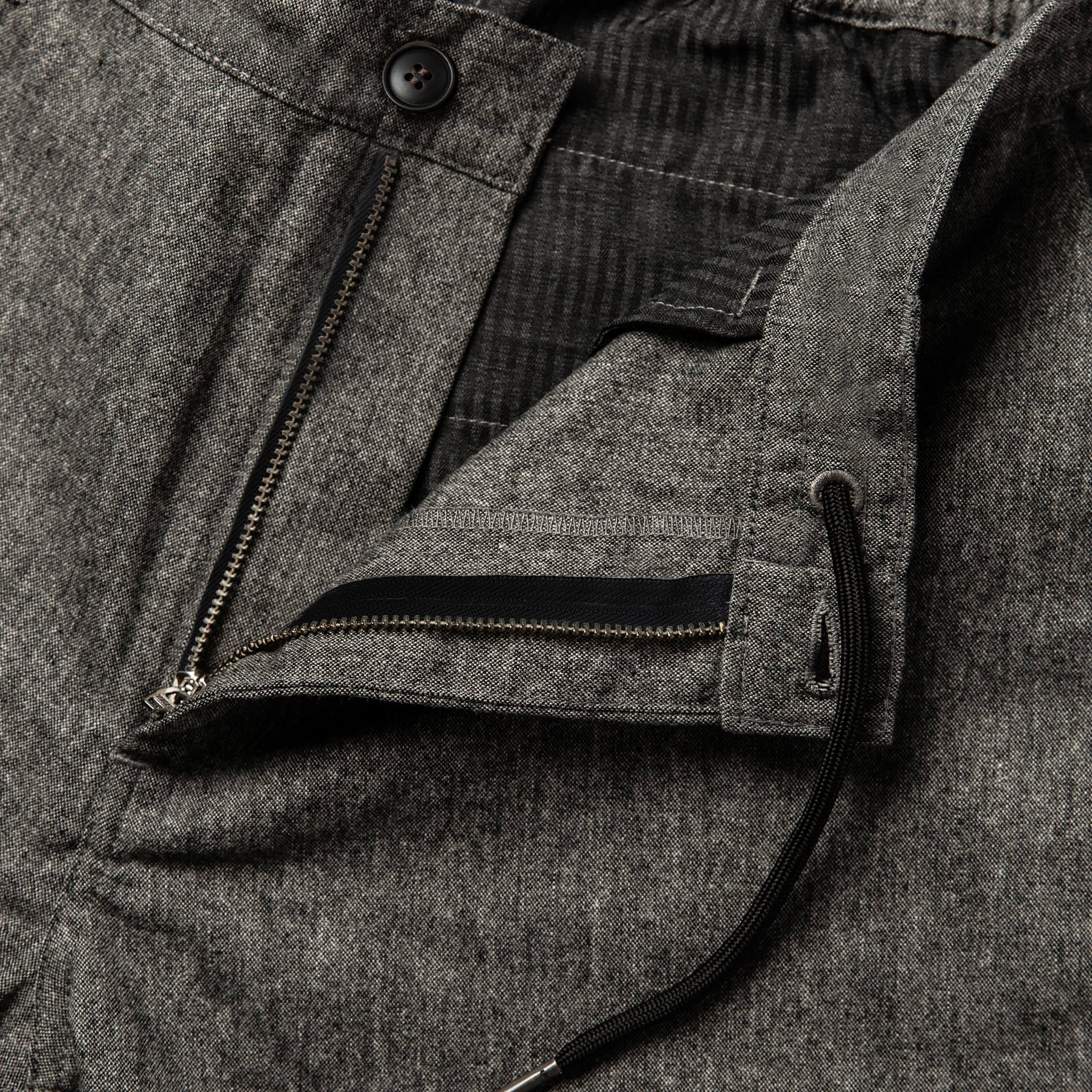 The Carmel Pant in Charcoal Birdseye Wool - Image 6