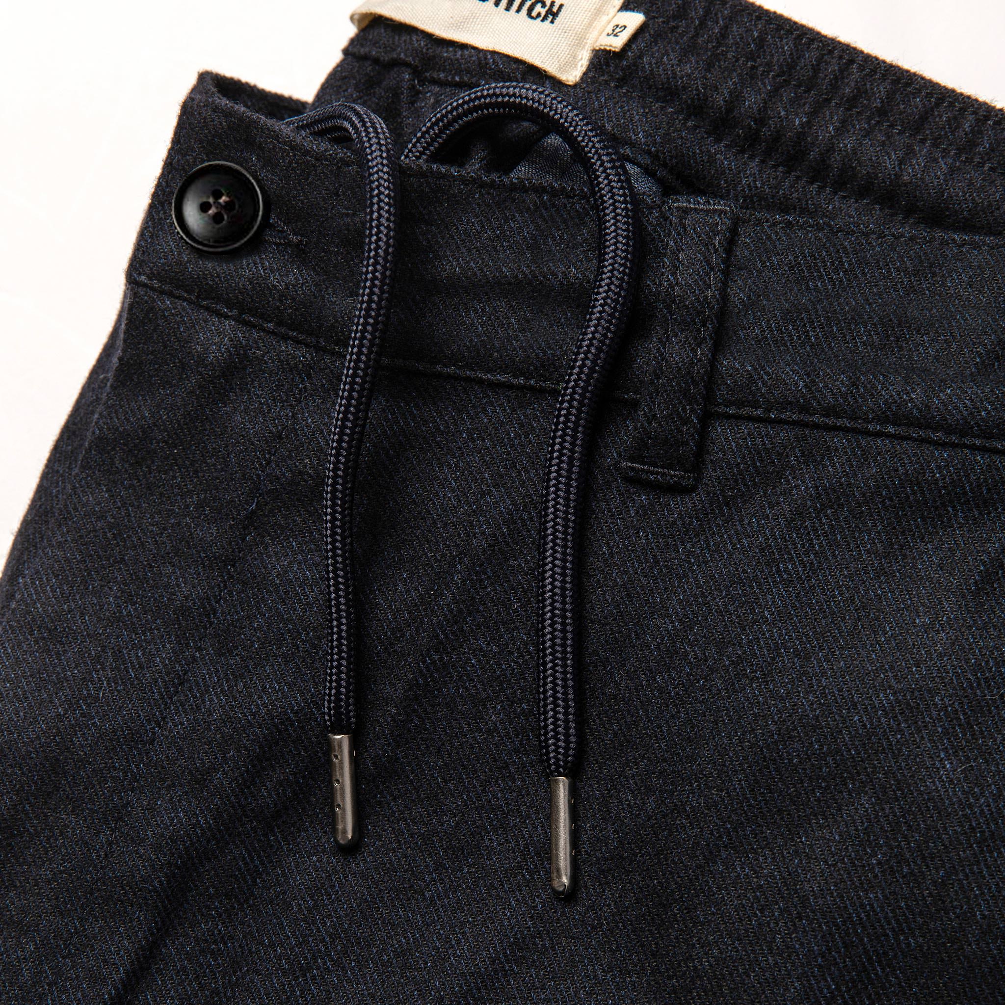 The Carmel Pant in Navy Wool - Image 5
