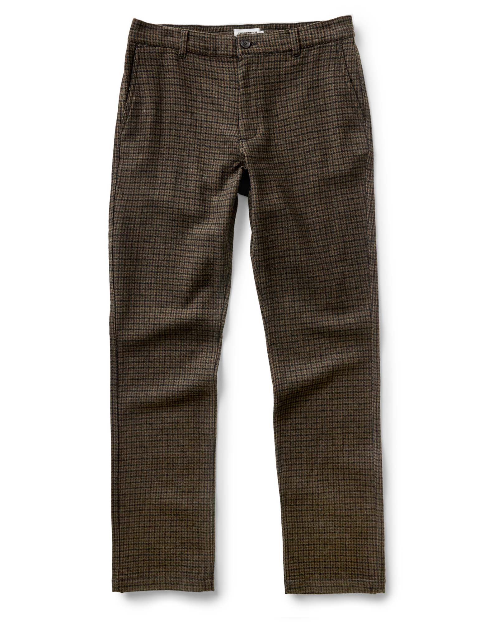 The Carmel Pant in Timber Guncheck Italian Wool - Image 5