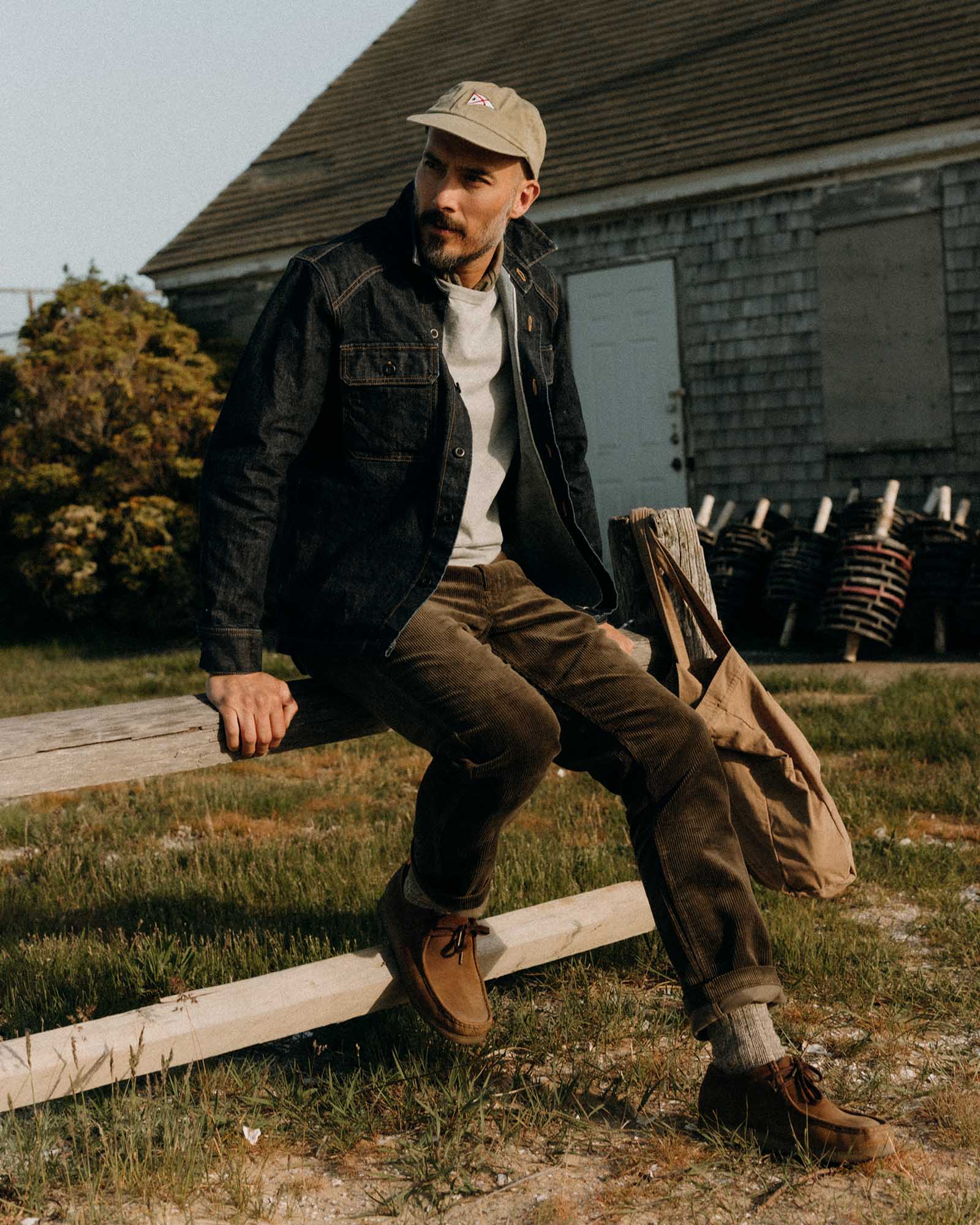 The Carnegie Pant in Fatigue Olive Corduroy - Image 2