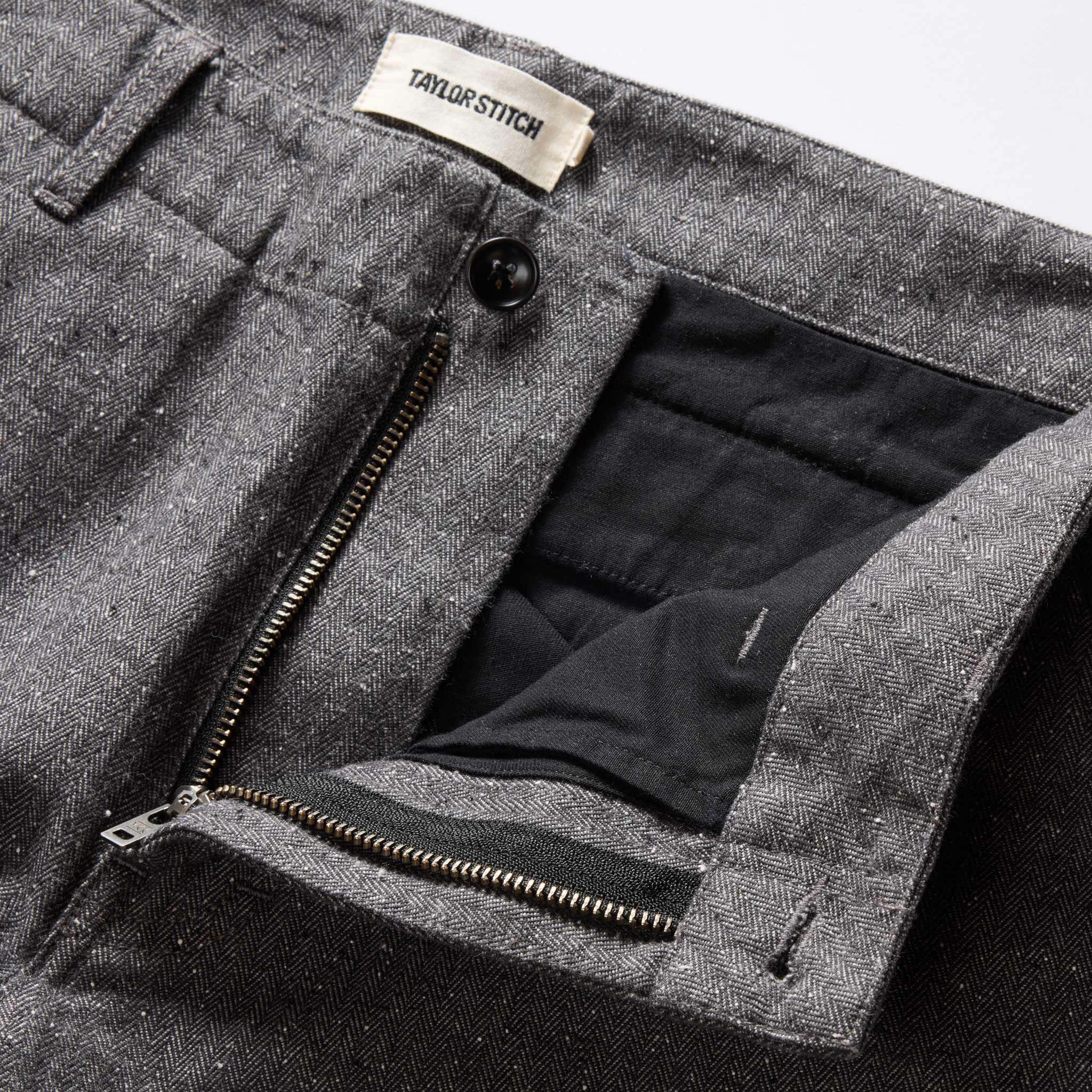 The Carnegie Pant in Granite Herringbone - Image 7